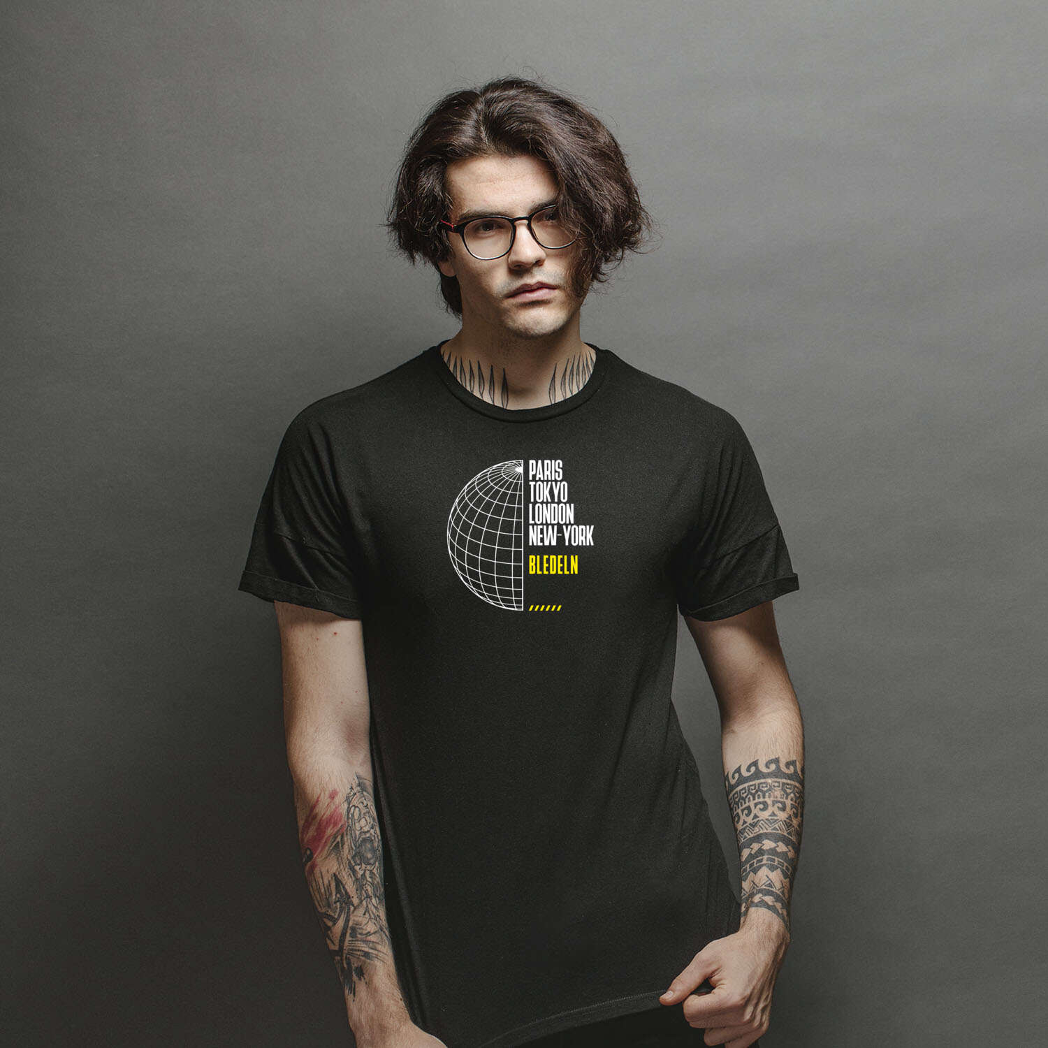 T-Shirt »Paris Tokyo London« für den Ort »Bledeln«