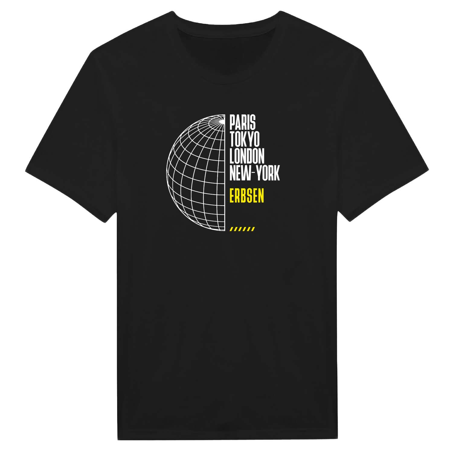 T-Shirt »Paris Tokyo London« für den Ort »Erbsen«