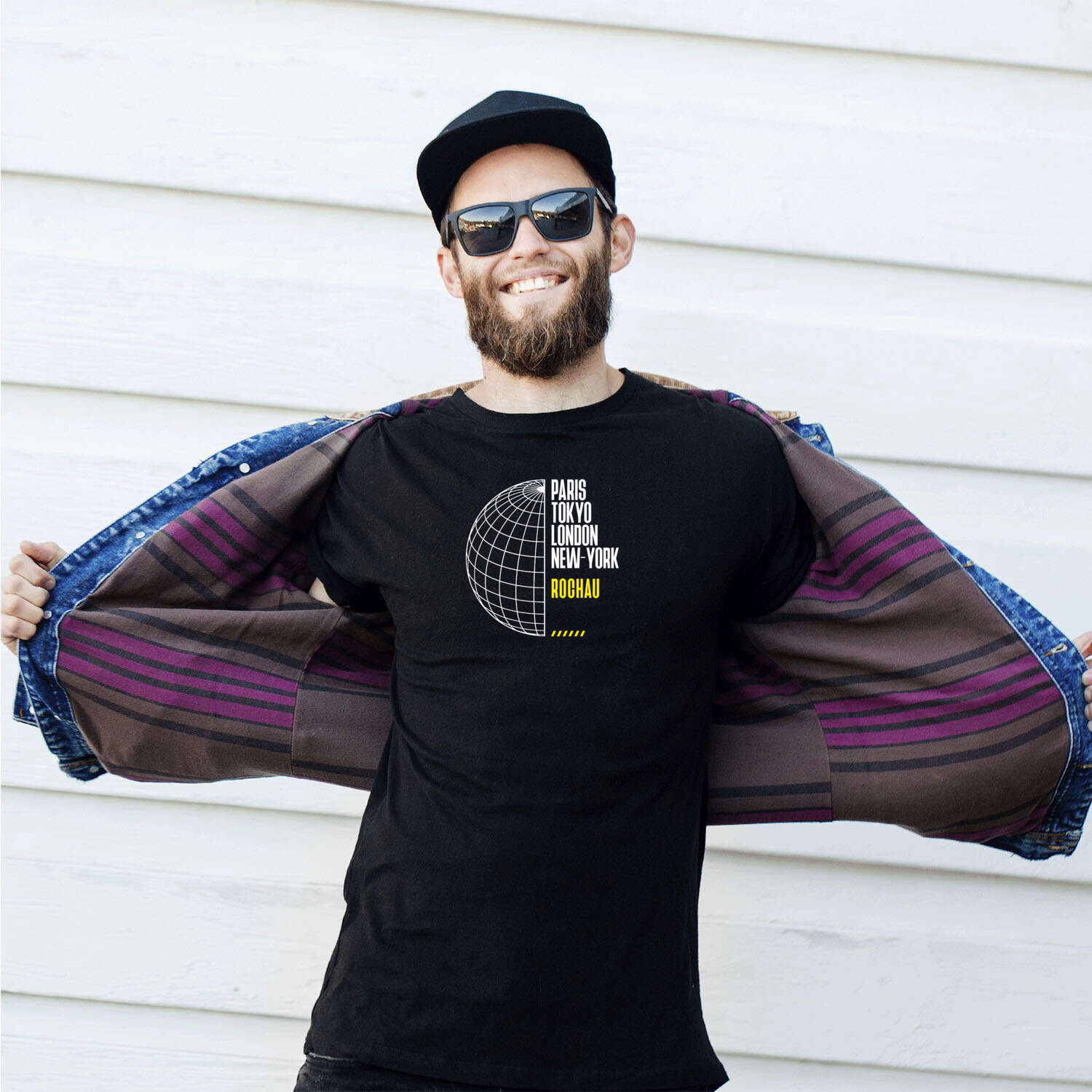 T-Shirt »Paris Tokyo London« für den Ort »Rochau«