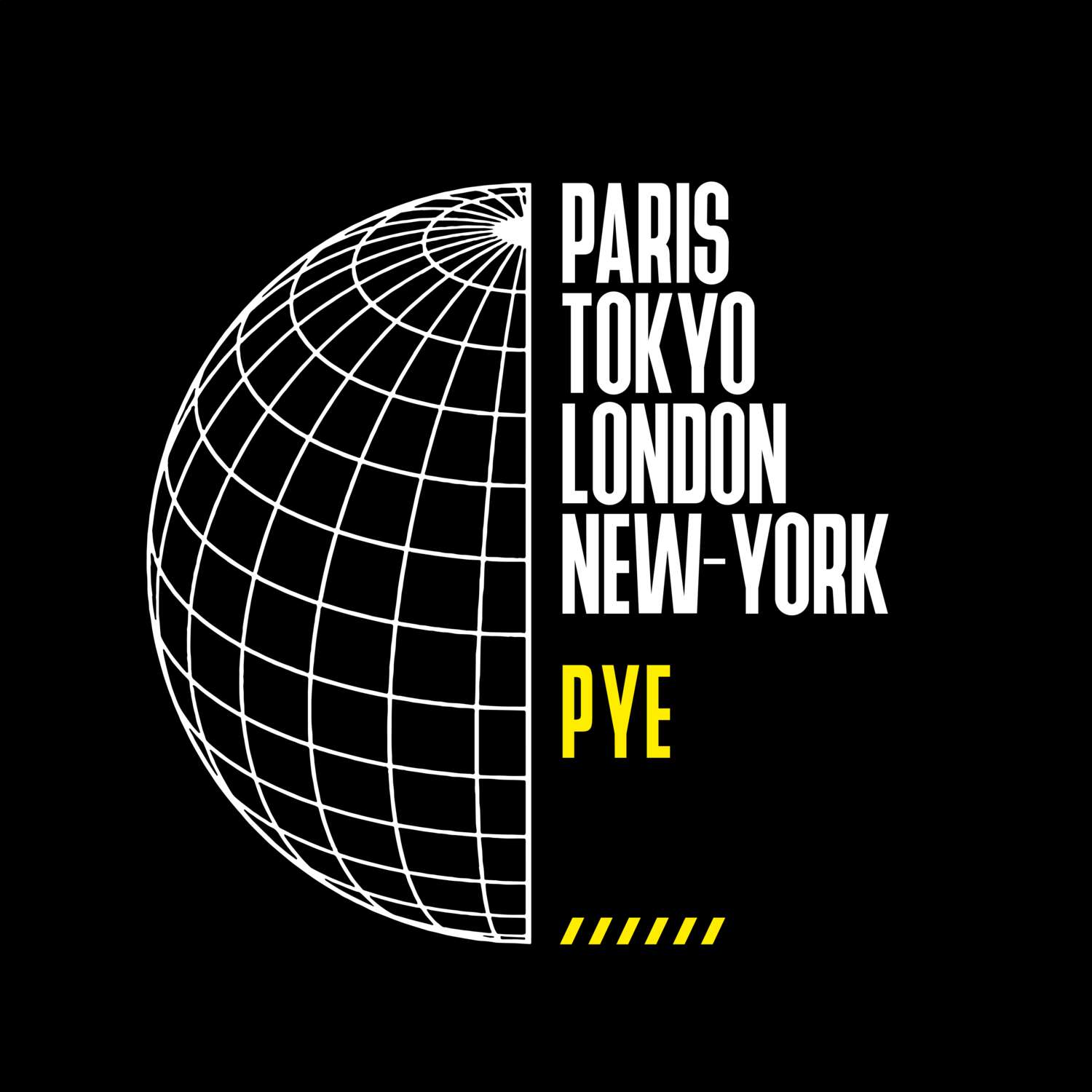Pye T-Shirt »Paris Tokyo London«