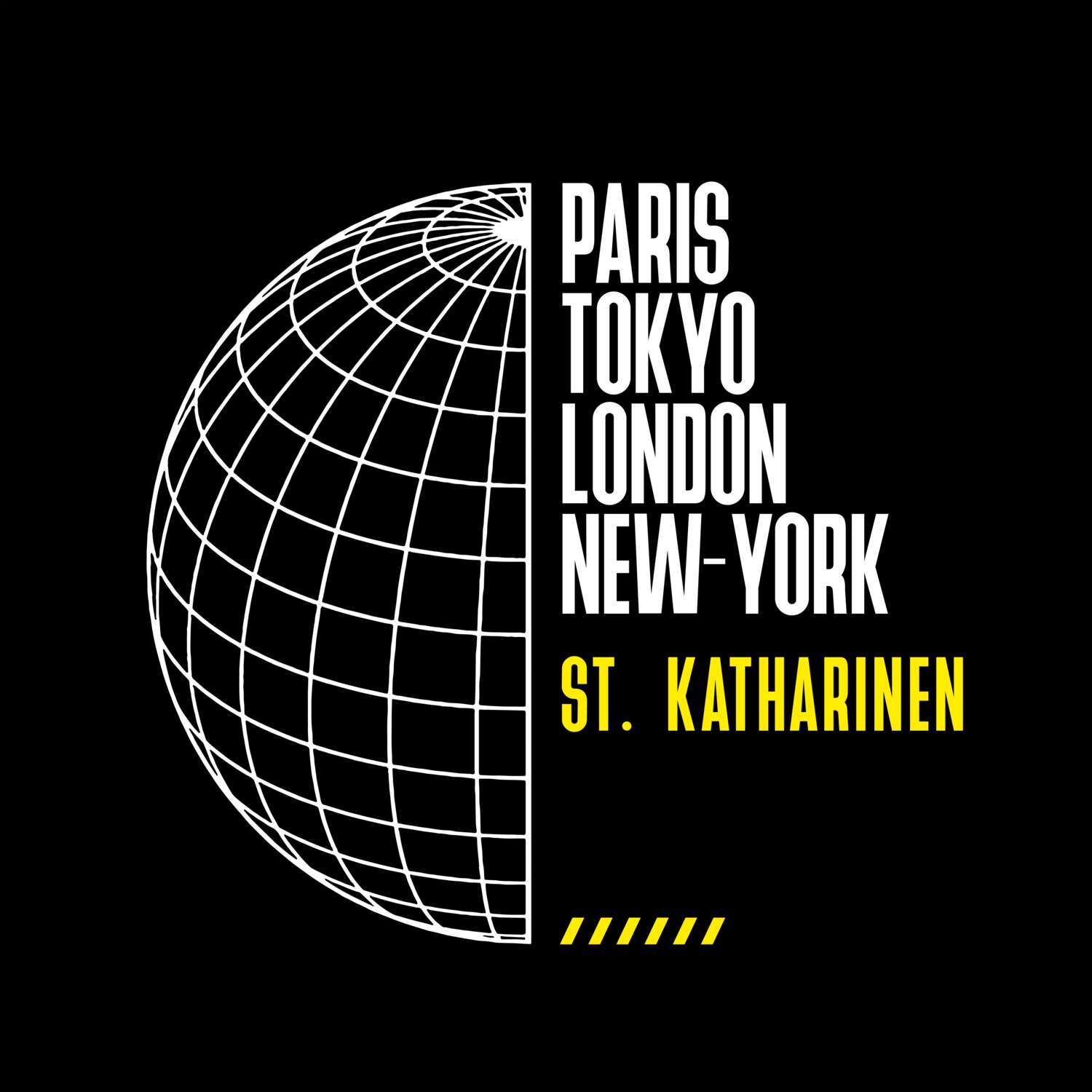 T-Shirt »Paris Tokyo London« für den Ort »St. Katharinen«