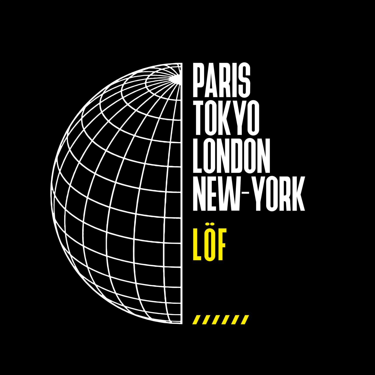 Löf T-Shirt »Paris Tokyo London«