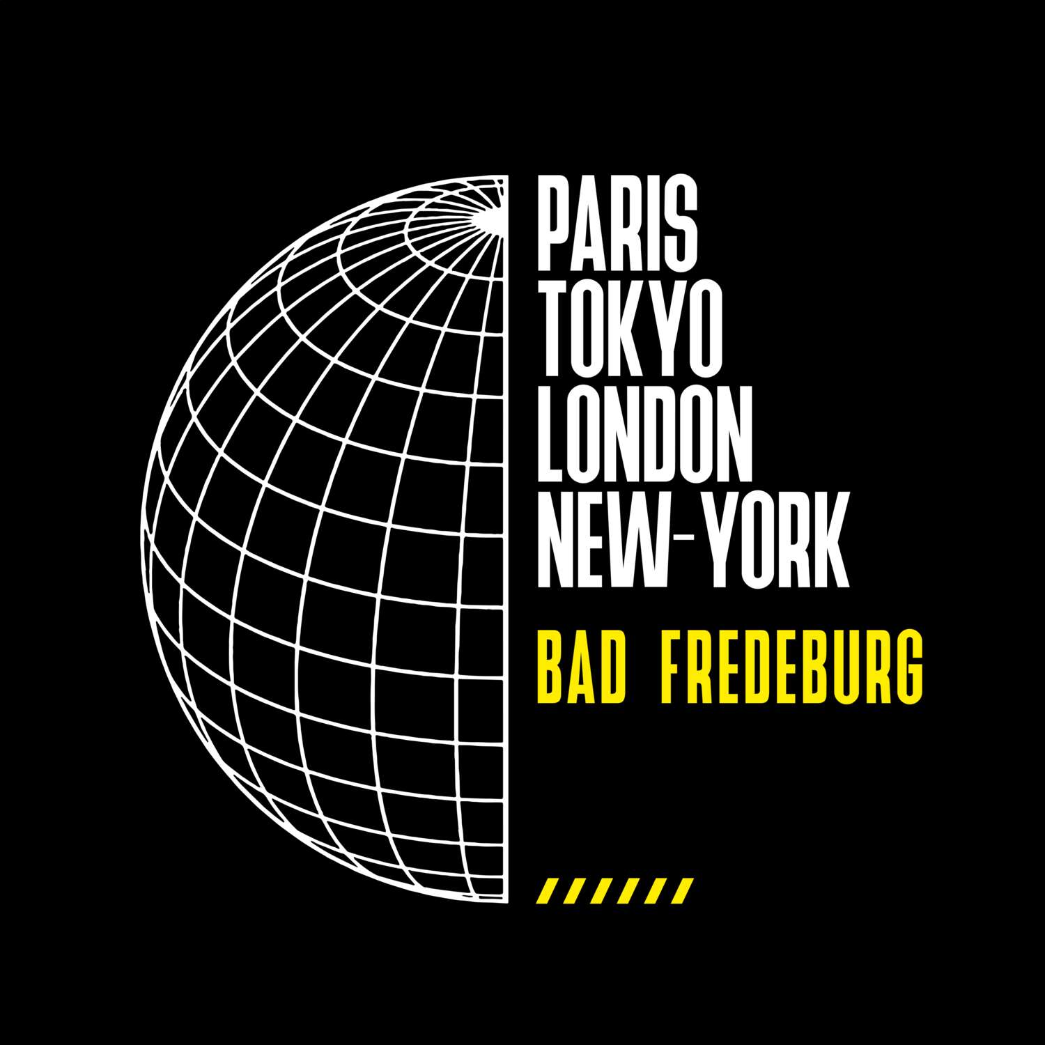 T-Shirt »Paris Tokyo London« für den Ort »Bad Fredeburg«