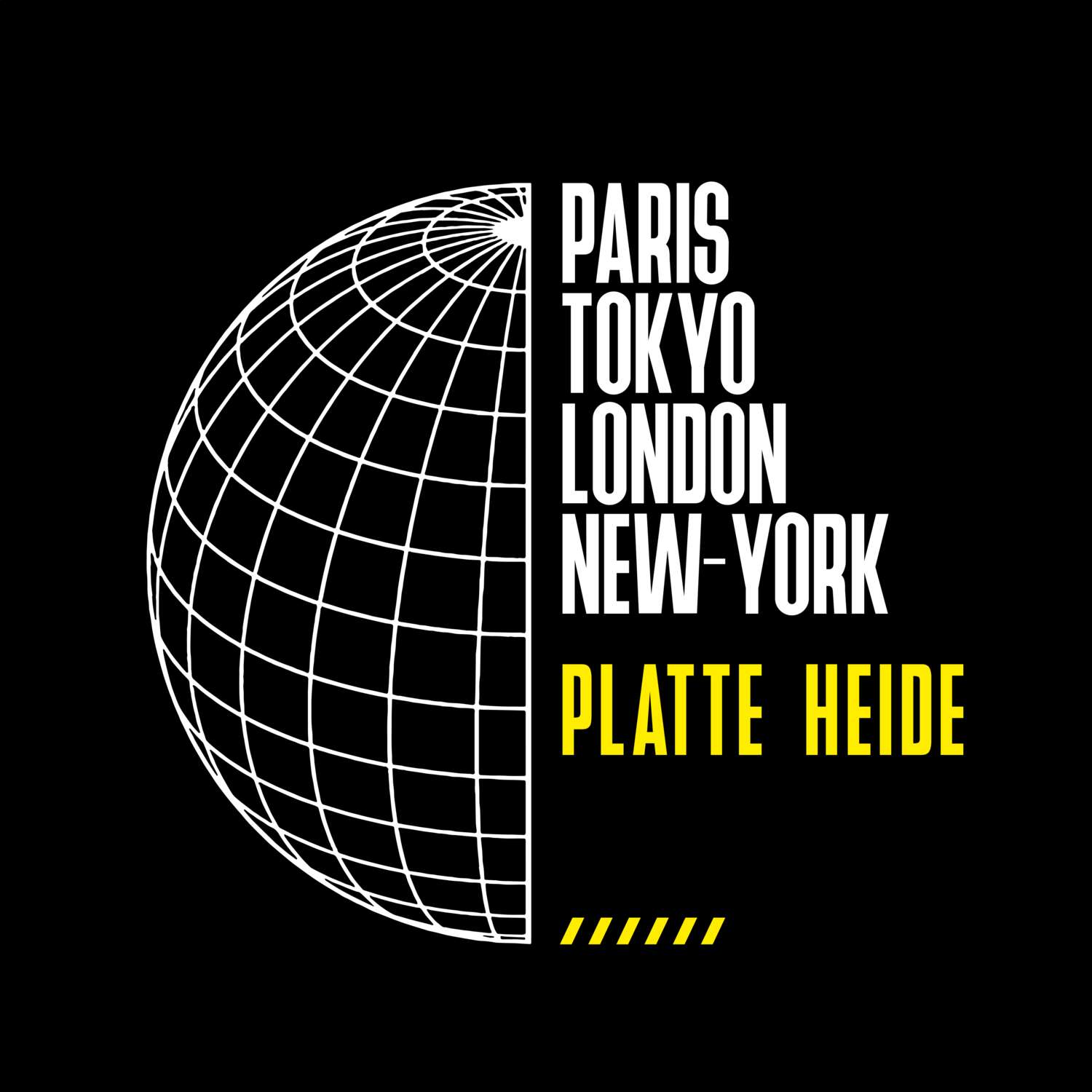 Platte Heide T-Shirt »Paris Tokyo London«