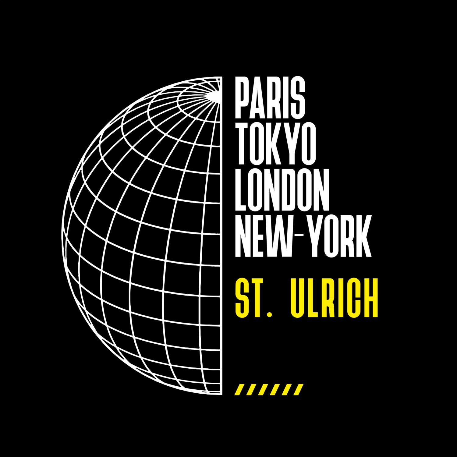 St. Ulrich T-Shirt »Paris Tokyo London«
