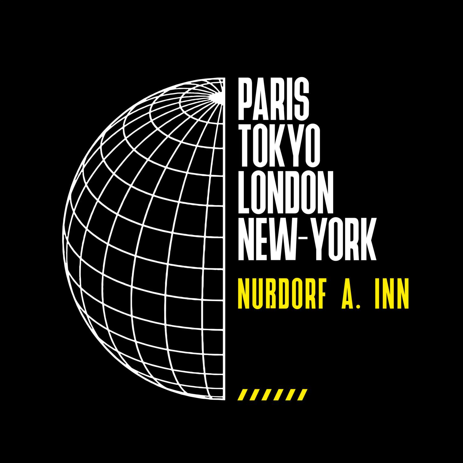 Nußdorf a. Inn T-Shirt »Paris Tokyo London«