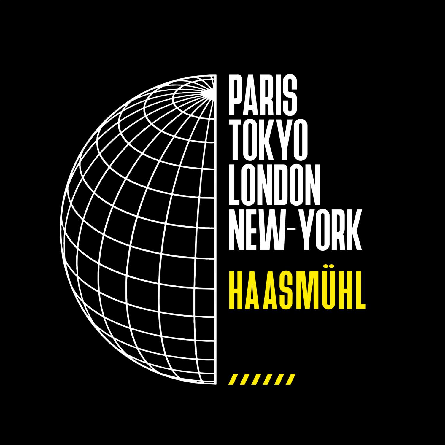 Haasmühl T-Shirt »Paris Tokyo London«