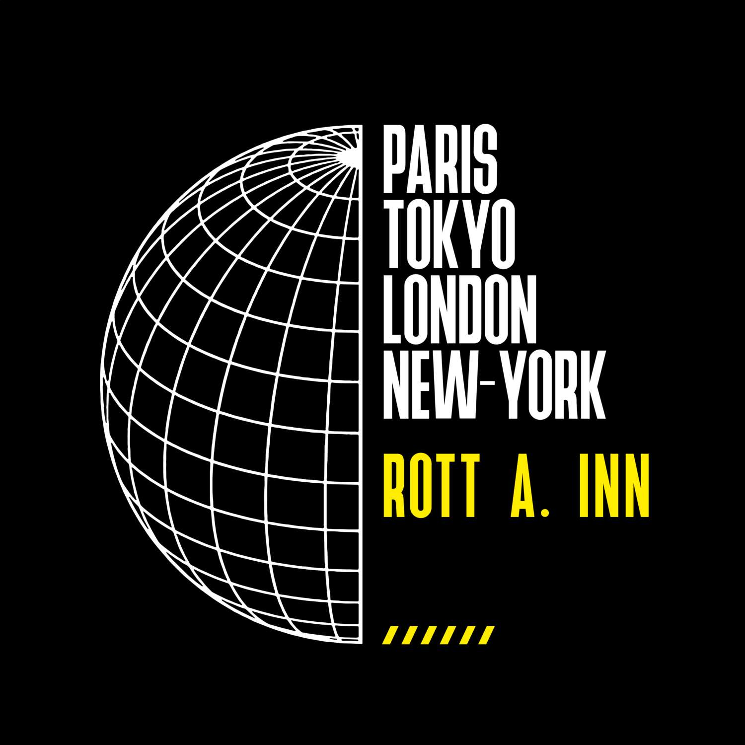 Rott a. Inn T-Shirt »Paris Tokyo London«