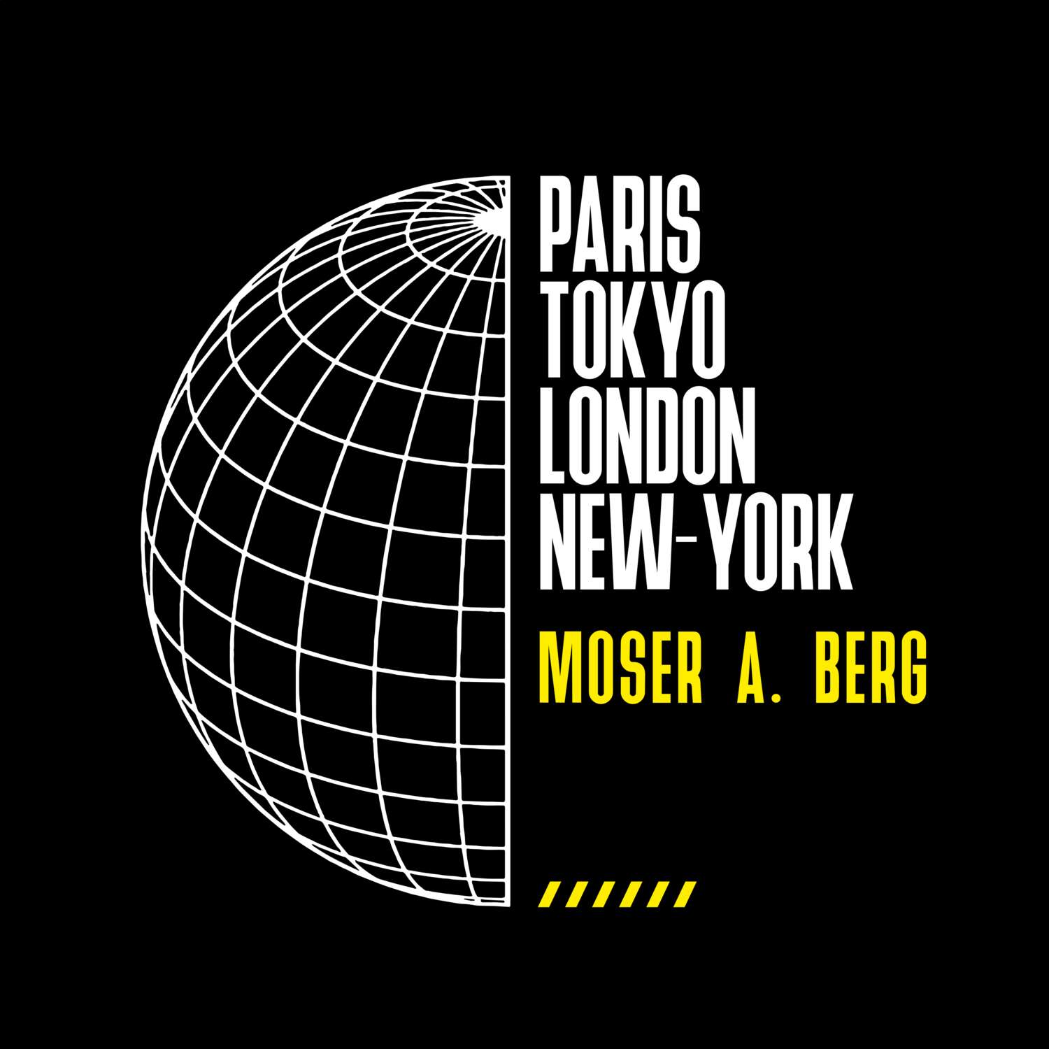 Moser a. Berg T-Shirt »Paris Tokyo London«