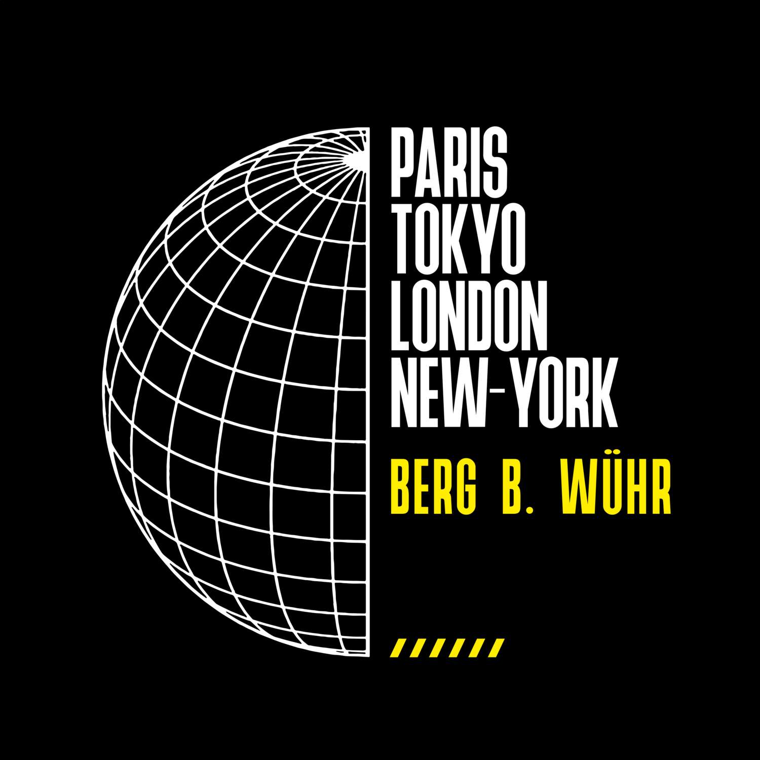 Berg b. Wühr T-Shirt »Paris Tokyo London«