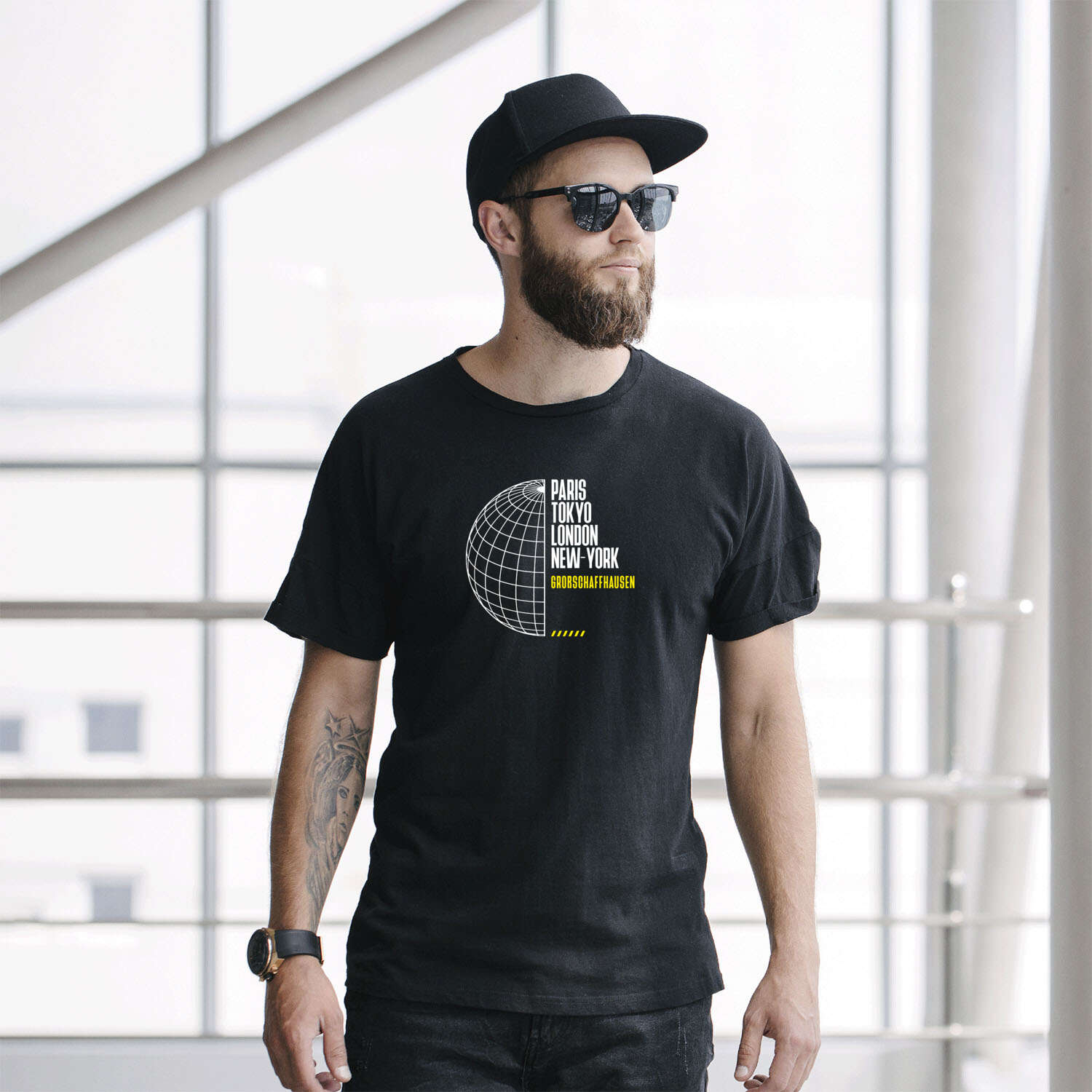 T-Shirt »Paris Tokyo London« für den Ort »Großschaffhausen«