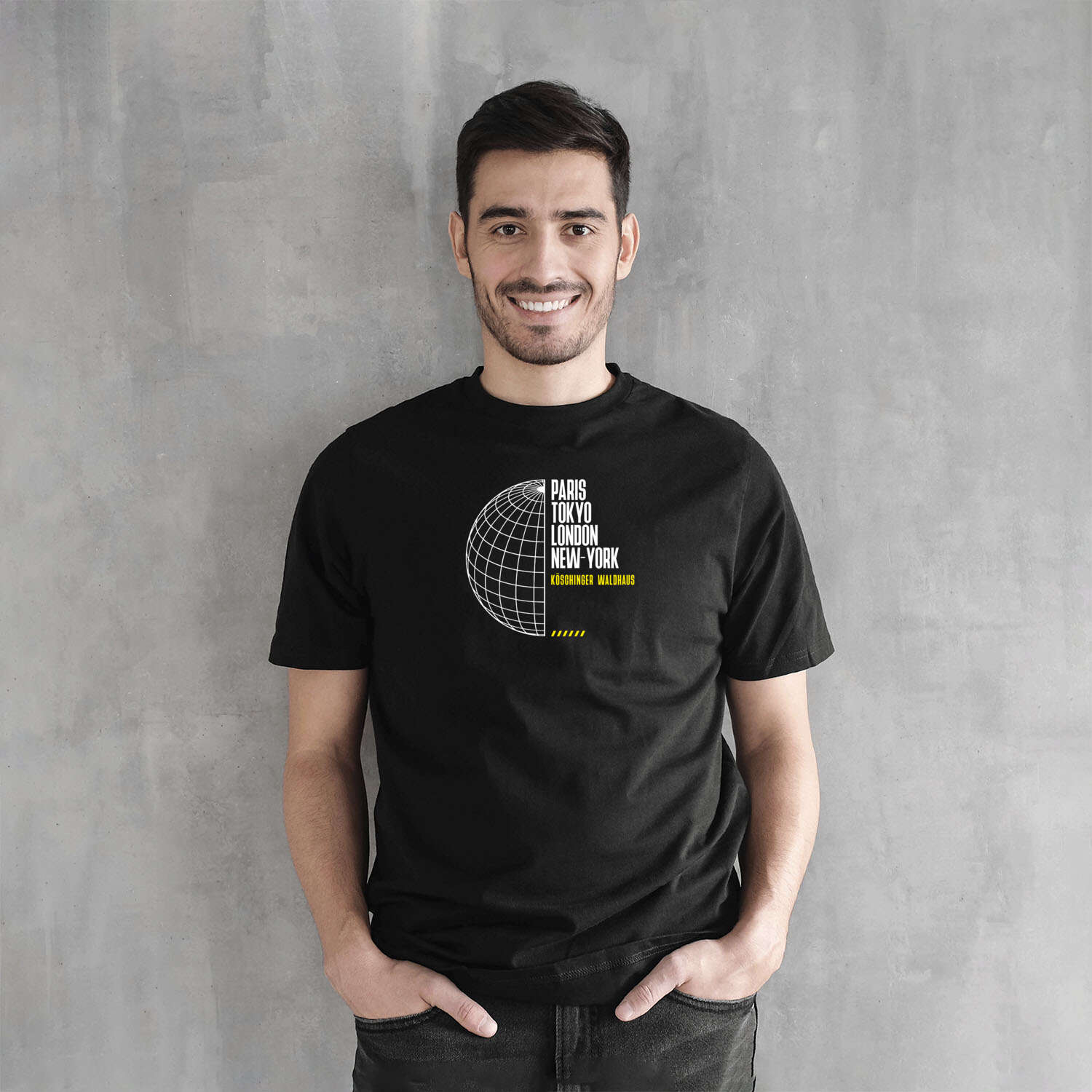 T-Shirt »Paris Tokyo London« für den Ort »Köschinger Waldhaus«