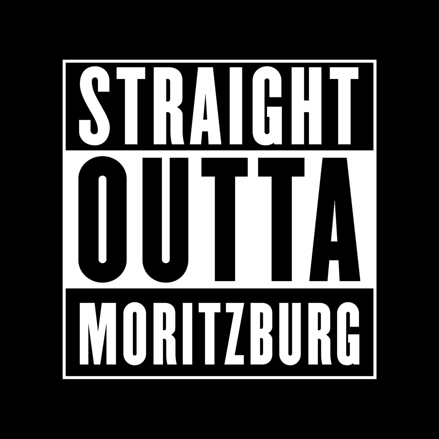 Moritzburg T-Shirt »Straight Outta«