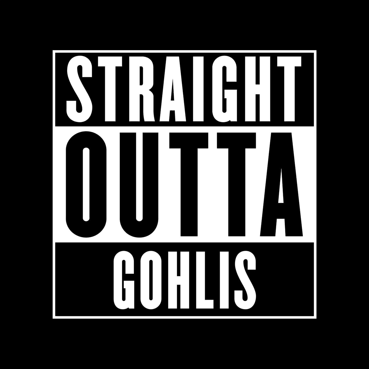 Gohlis T-Shirt »Straight Outta«