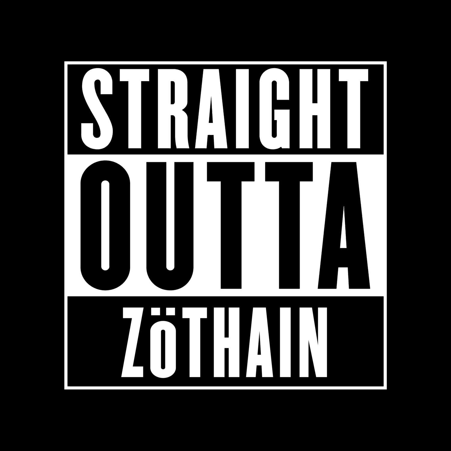 Zöthain T-Shirt »Straight Outta«