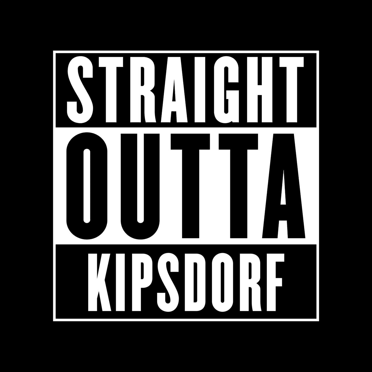 Kipsdorf T-Shirt »Straight Outta«