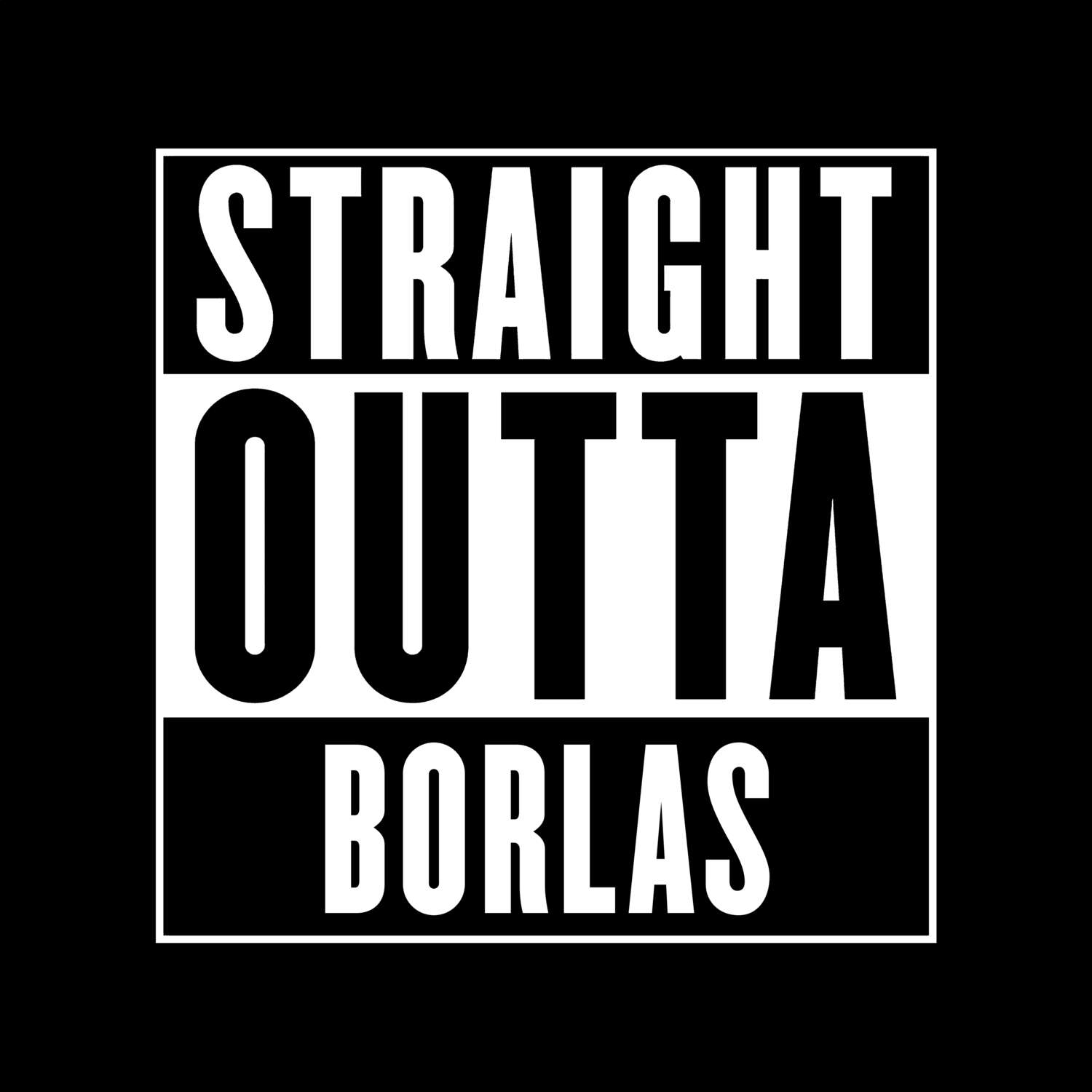 Borlas T-Shirt »Straight Outta«