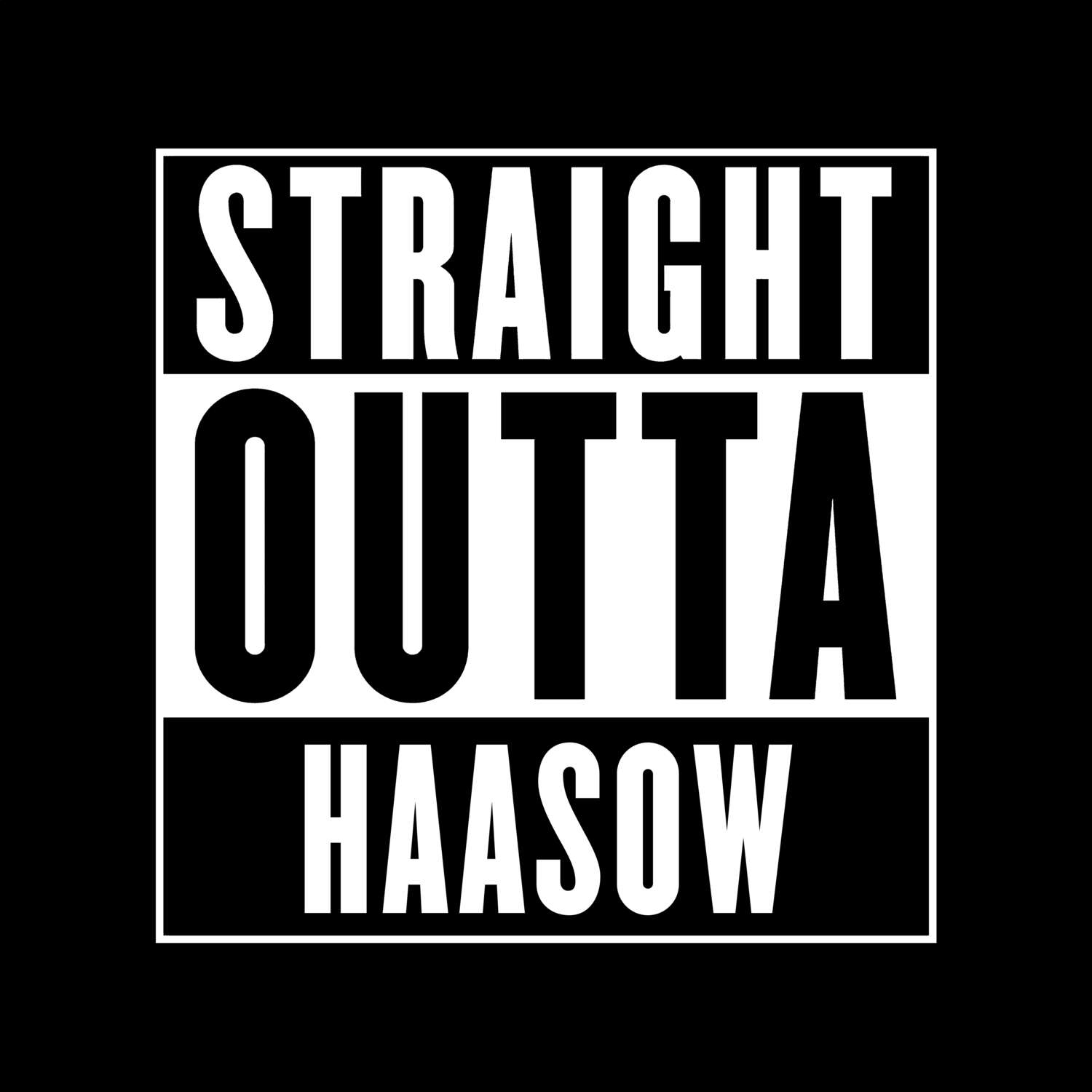 Haasow T-Shirt »Straight Outta«
