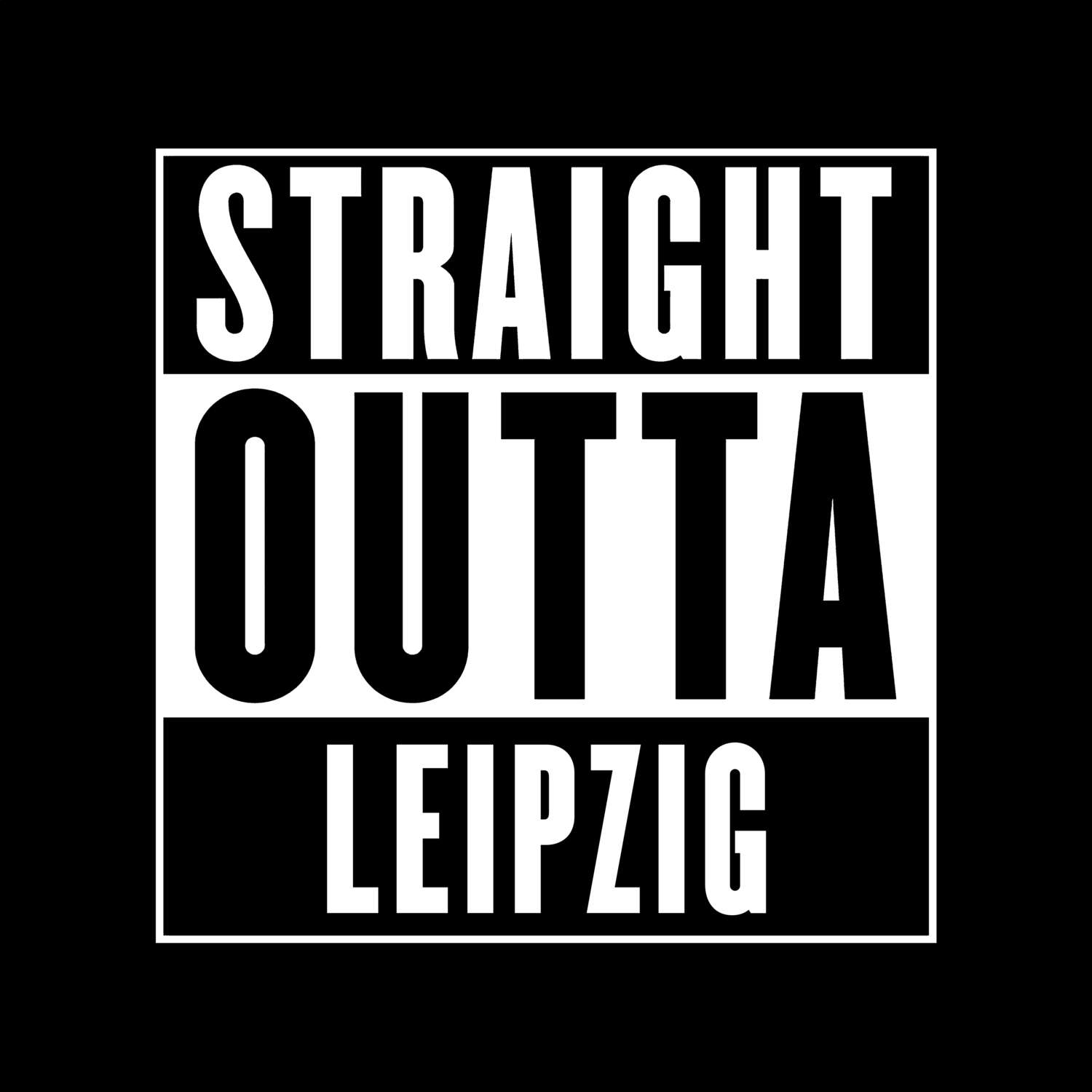 Leipzig T-Shirt »Straight Outta«