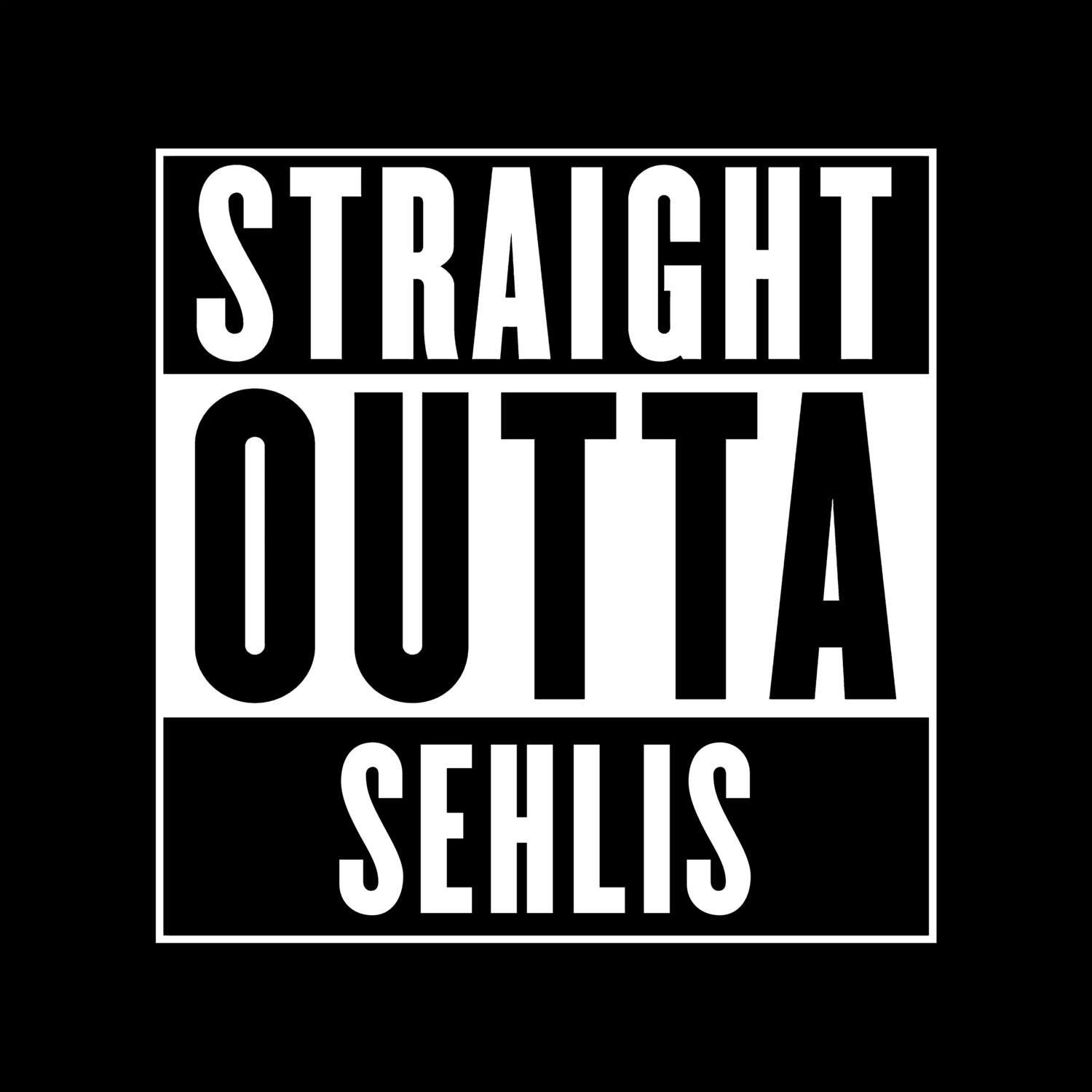 Sehlis T-Shirt »Straight Outta«