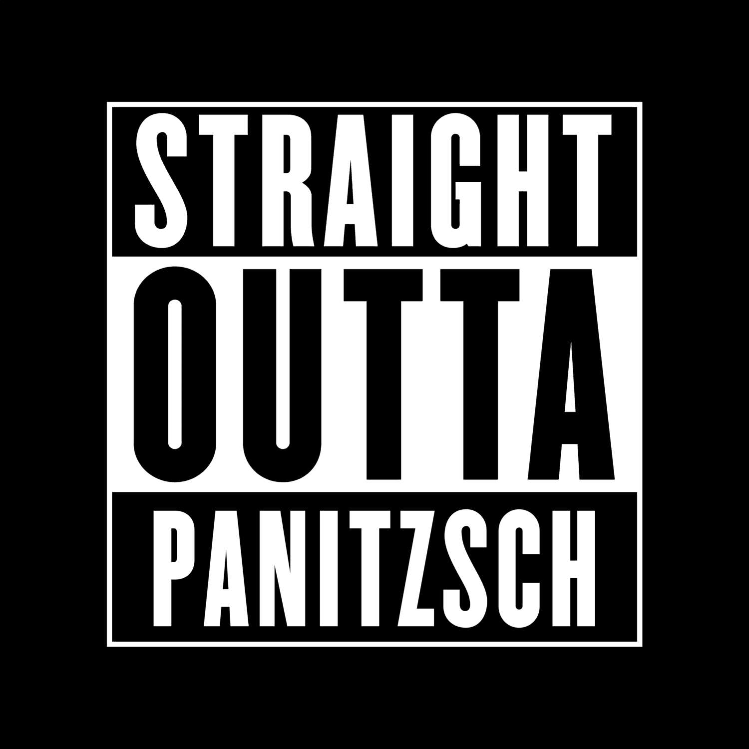 Panitzsch T-Shirt »Straight Outta«