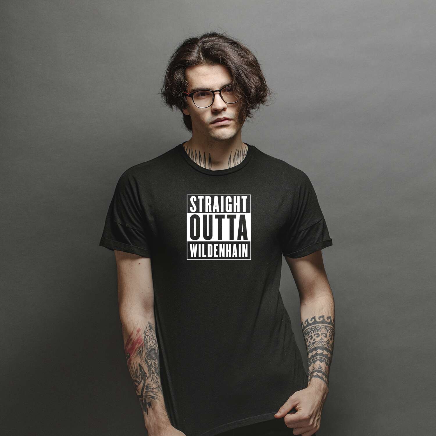 T-Shirt »Straight Outta« für den Ort »Wildenhain«