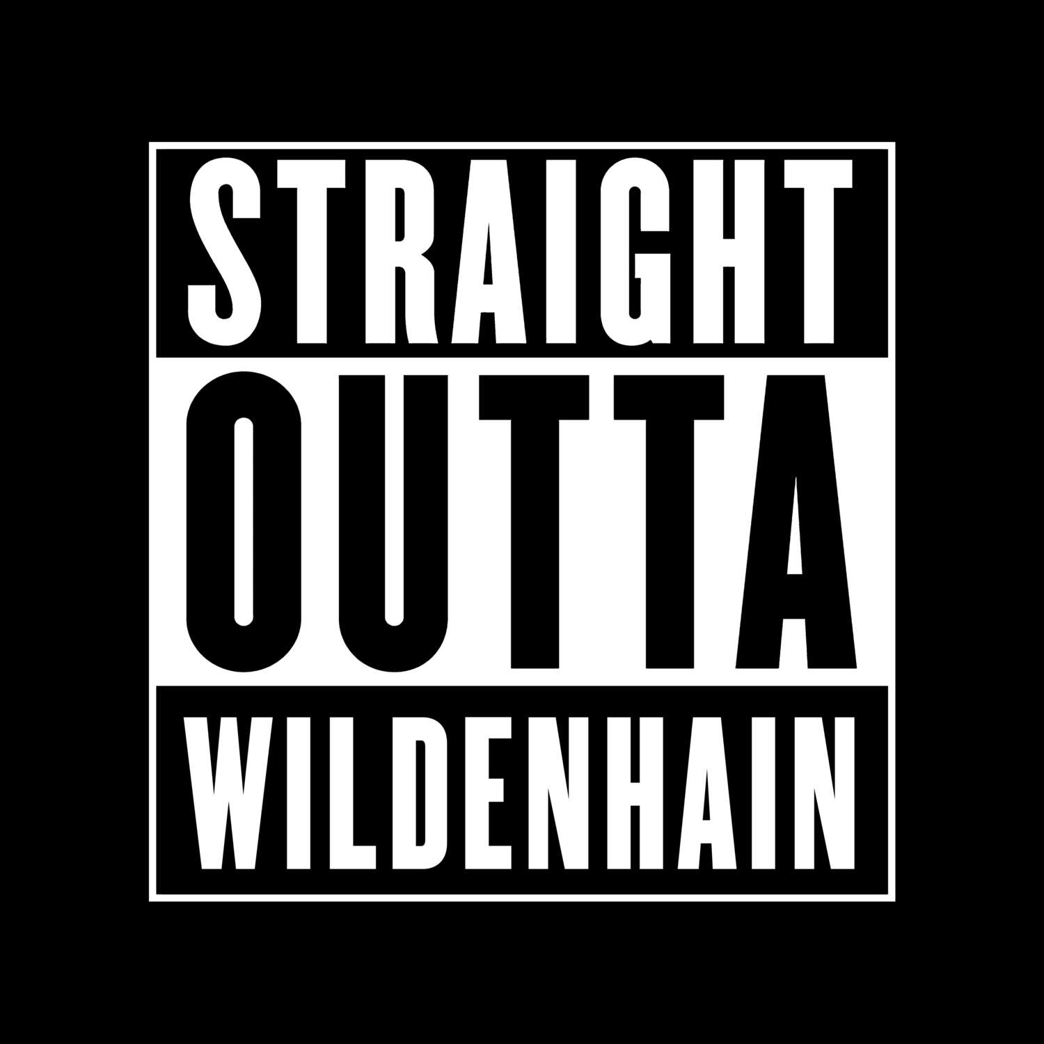 Wildenhain T-Shirt »Straight Outta«