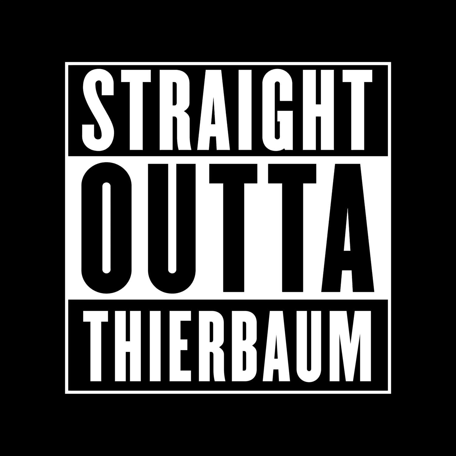 Thierbaum T-Shirt »Straight Outta«