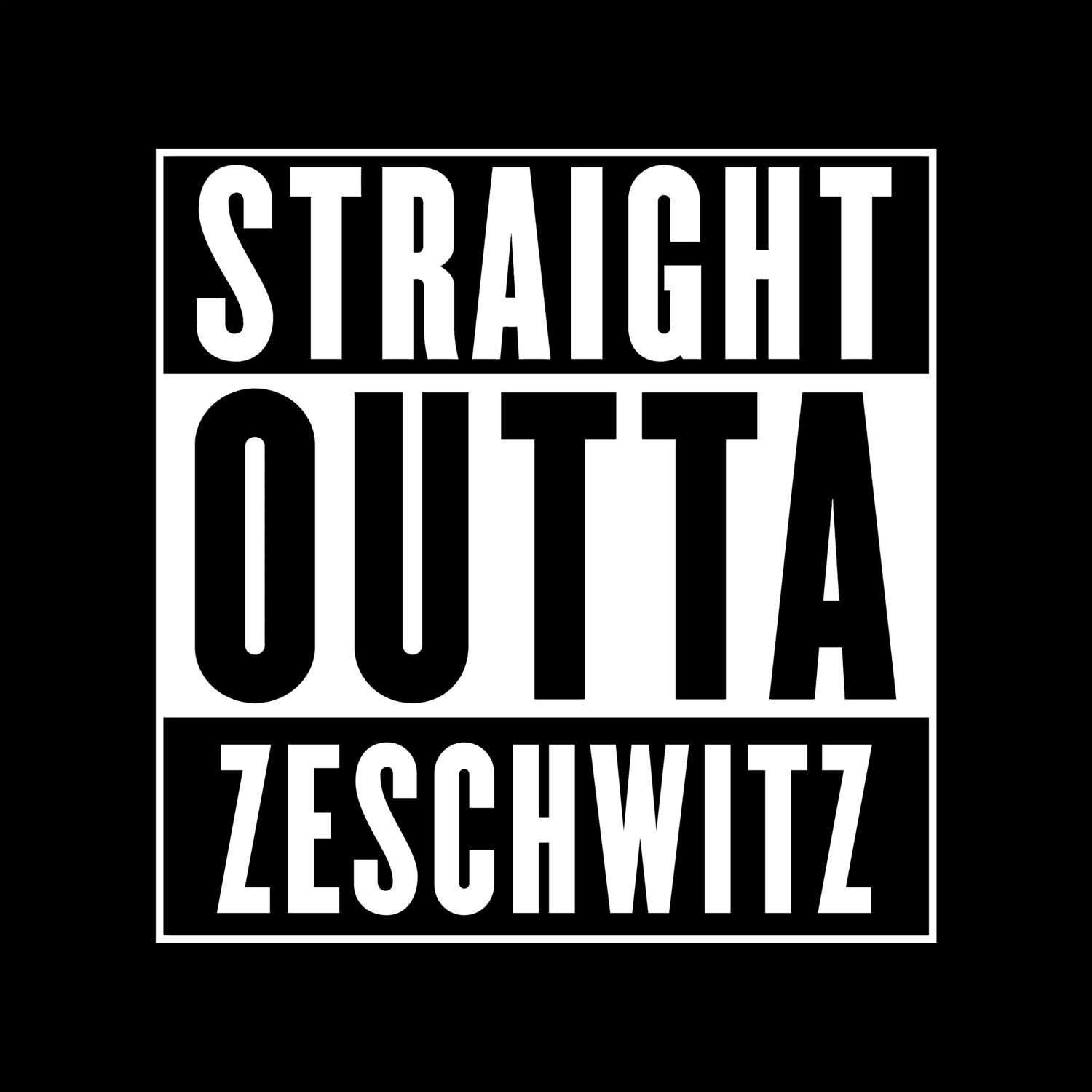 Zeschwitz T-Shirt »Straight Outta«