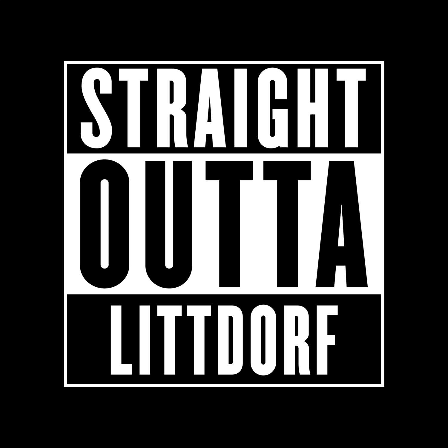 Littdorf T-Shirt »Straight Outta«