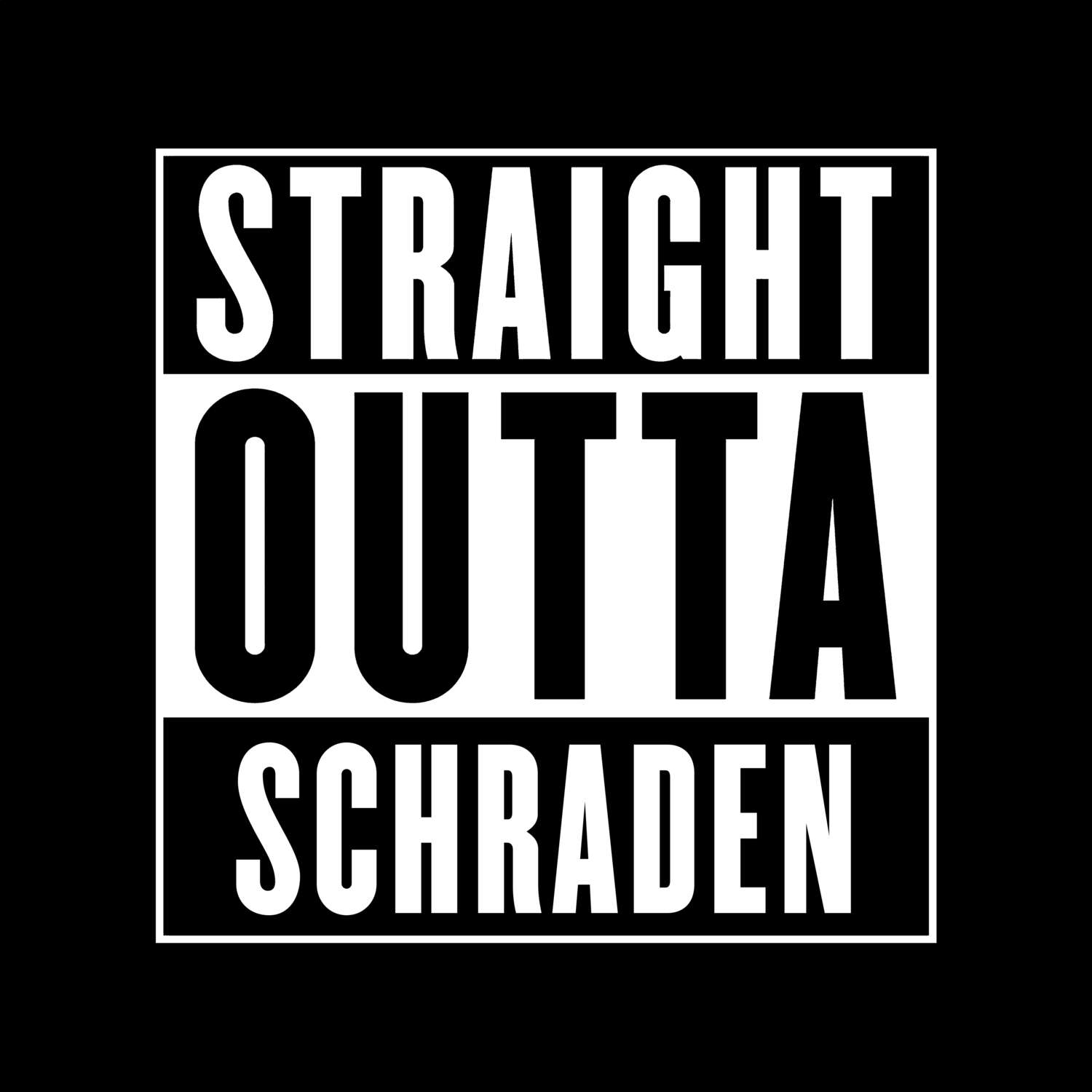 Schraden T-Shirt »Straight Outta«
