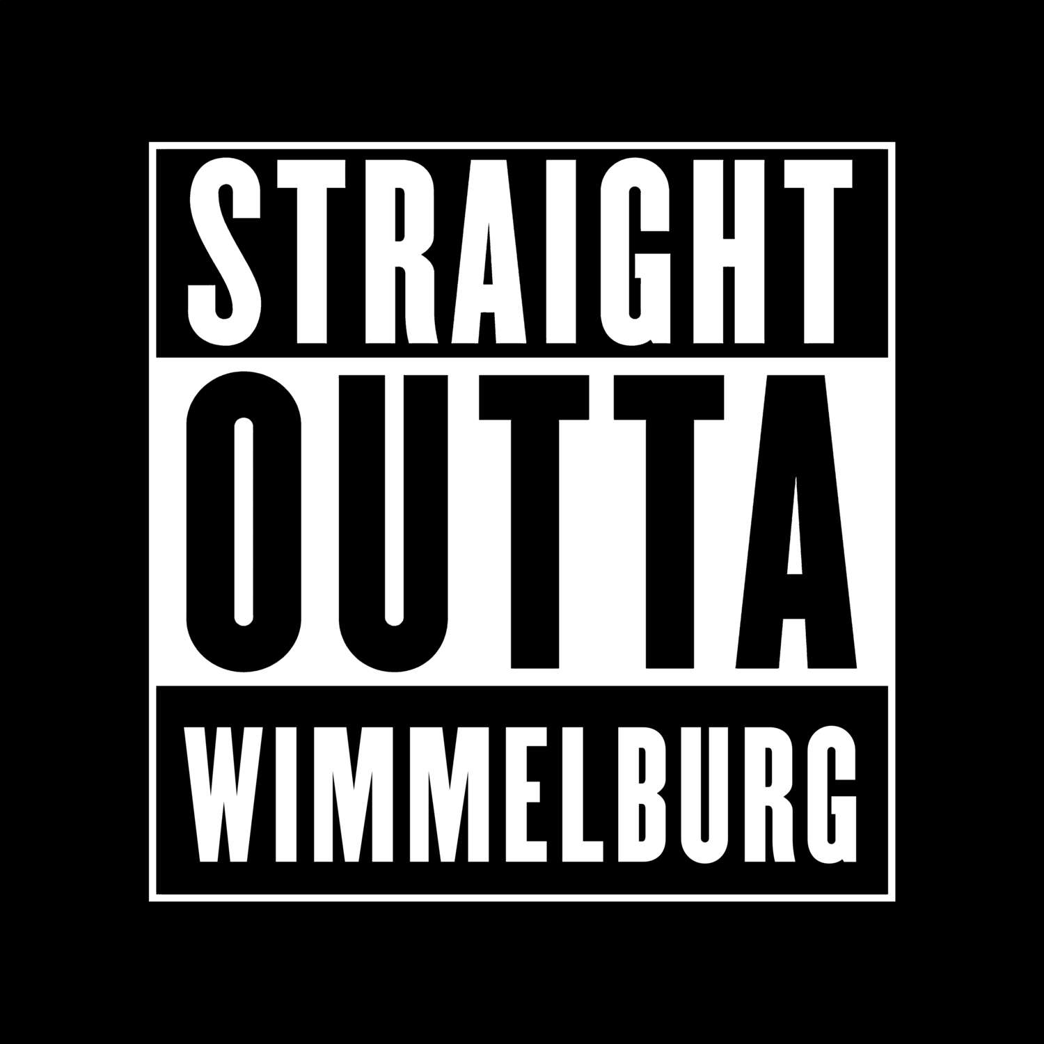 Wimmelburg T-Shirt »Straight Outta«