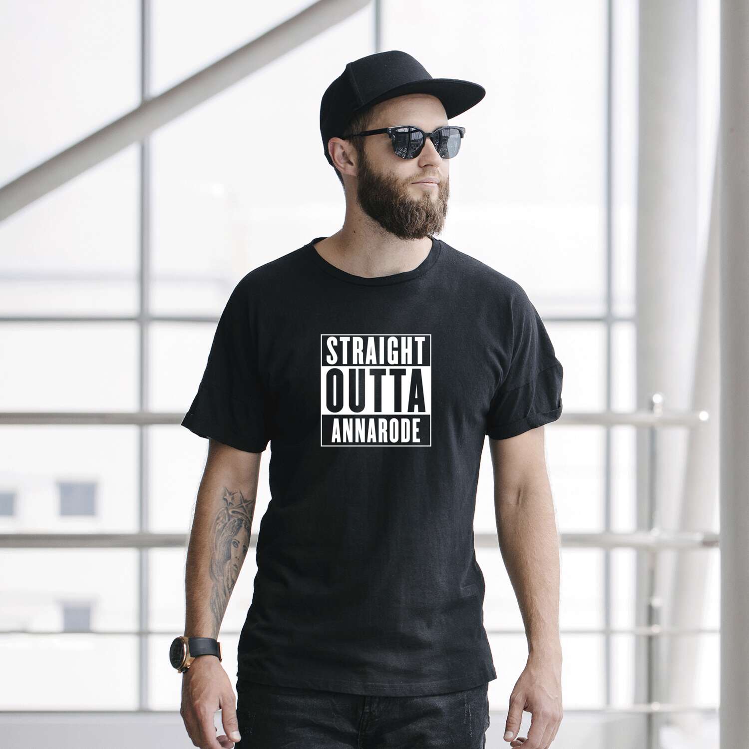 T-Shirt »Straight Outta« für den Ort »Annarode«