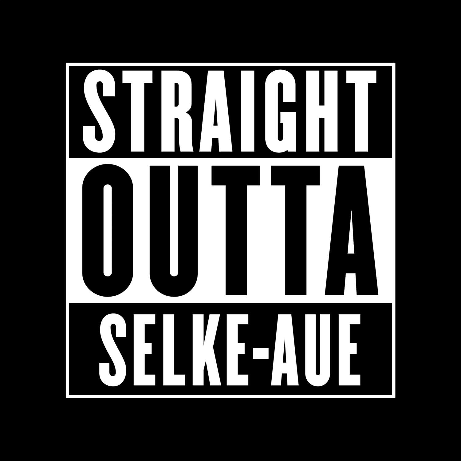 Selke-Aue T-Shirt »Straight Outta«