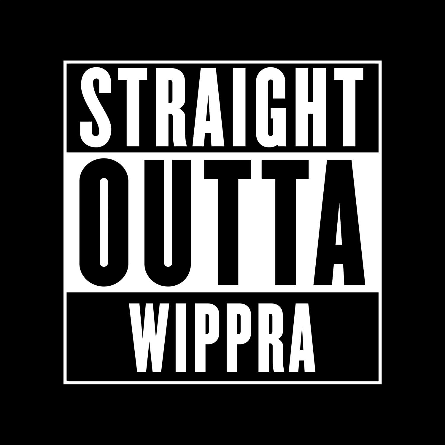 Wippra T-Shirt »Straight Outta«
