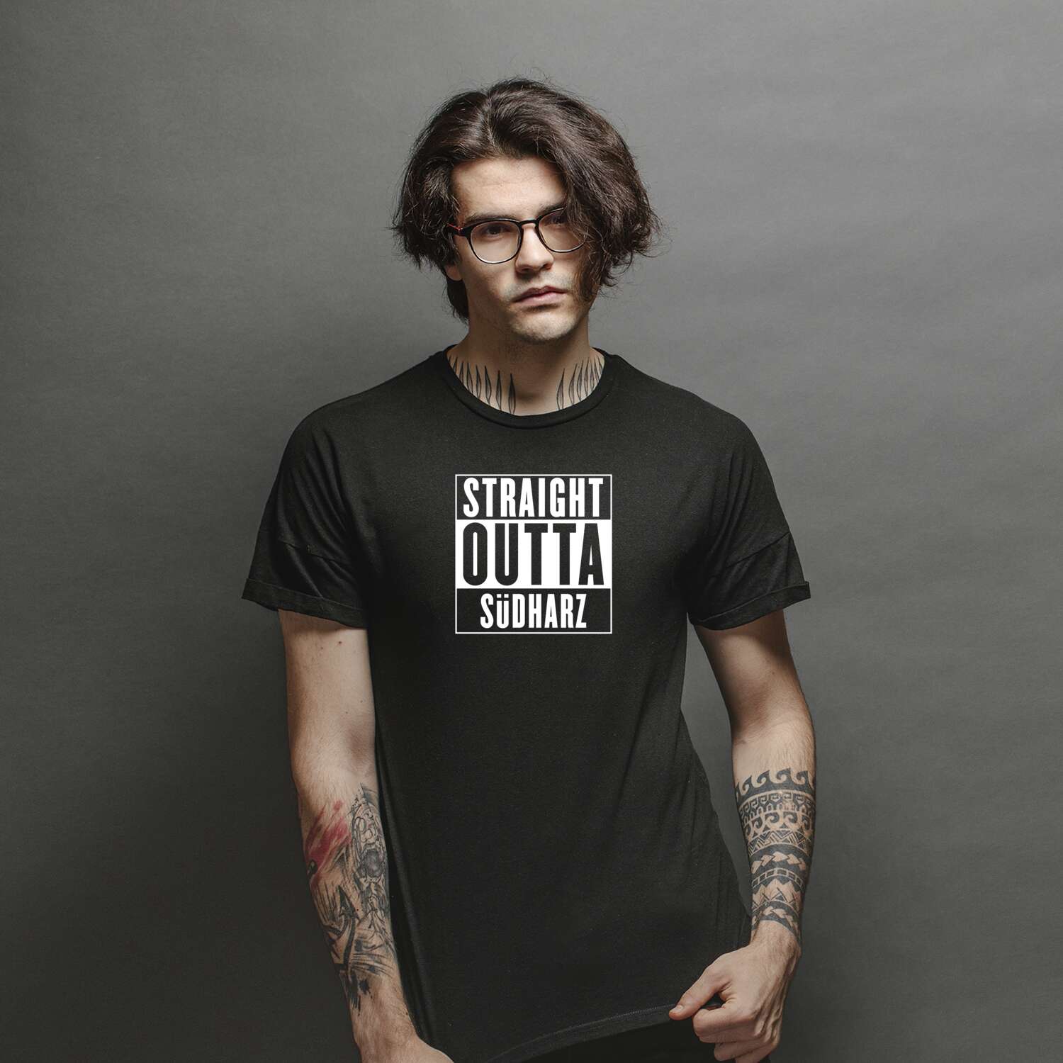 T-Shirt »Straight Outta« für den Ort »Südharz«