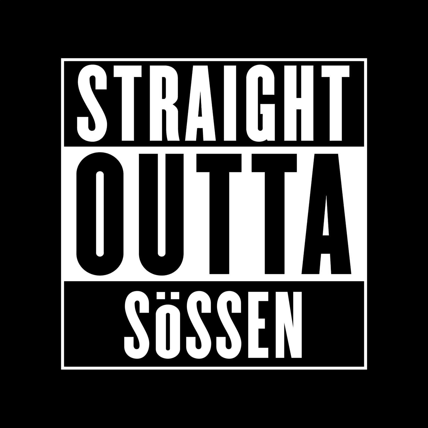 Sössen T-Shirt »Straight Outta«