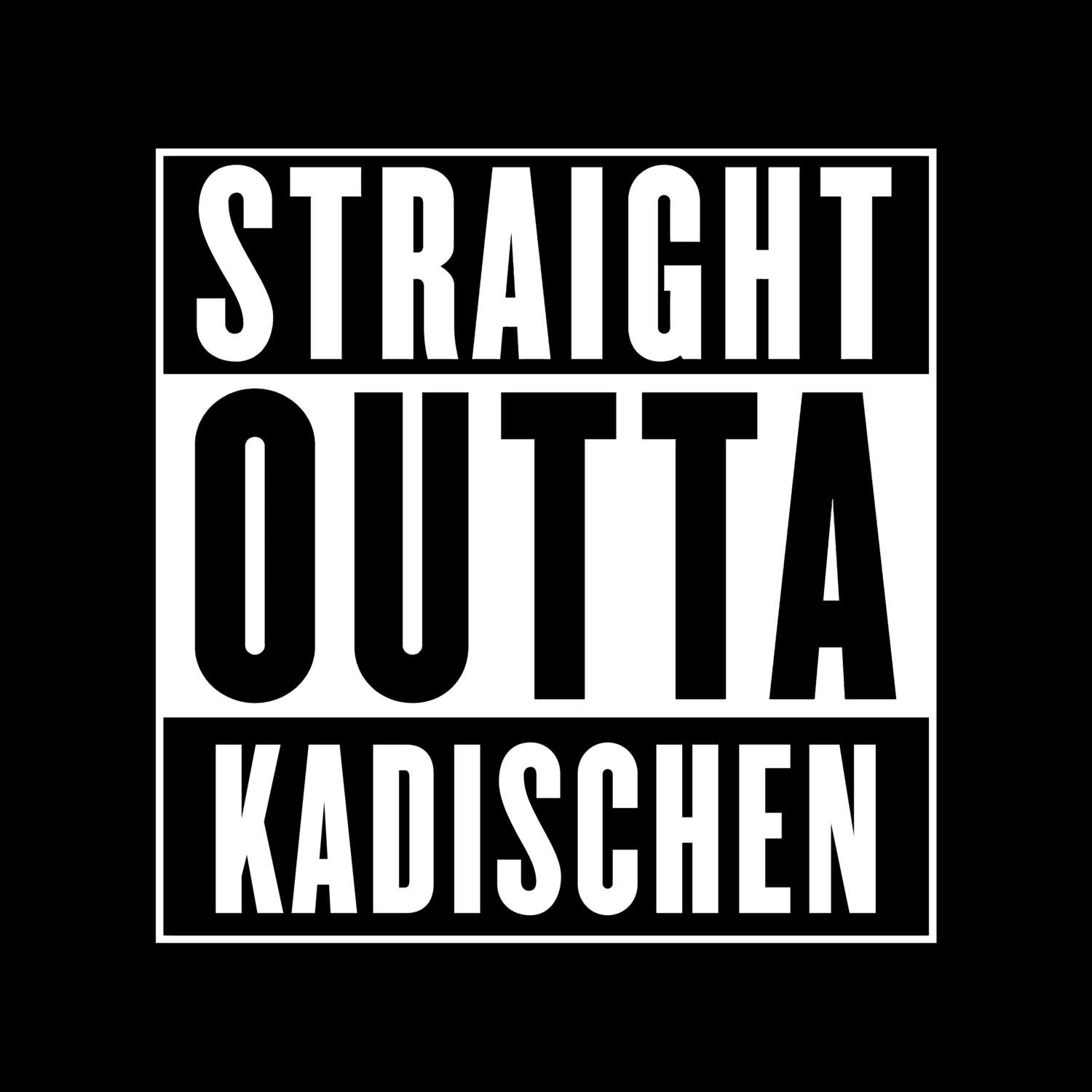 Kadischen T-Shirt »Straight Outta«