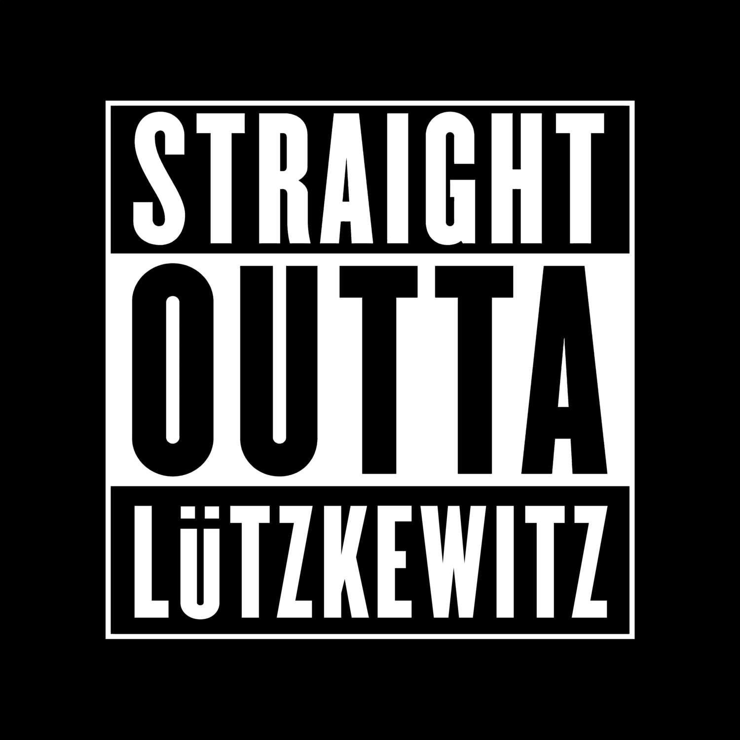 Lützkewitz T-Shirt »Straight Outta«