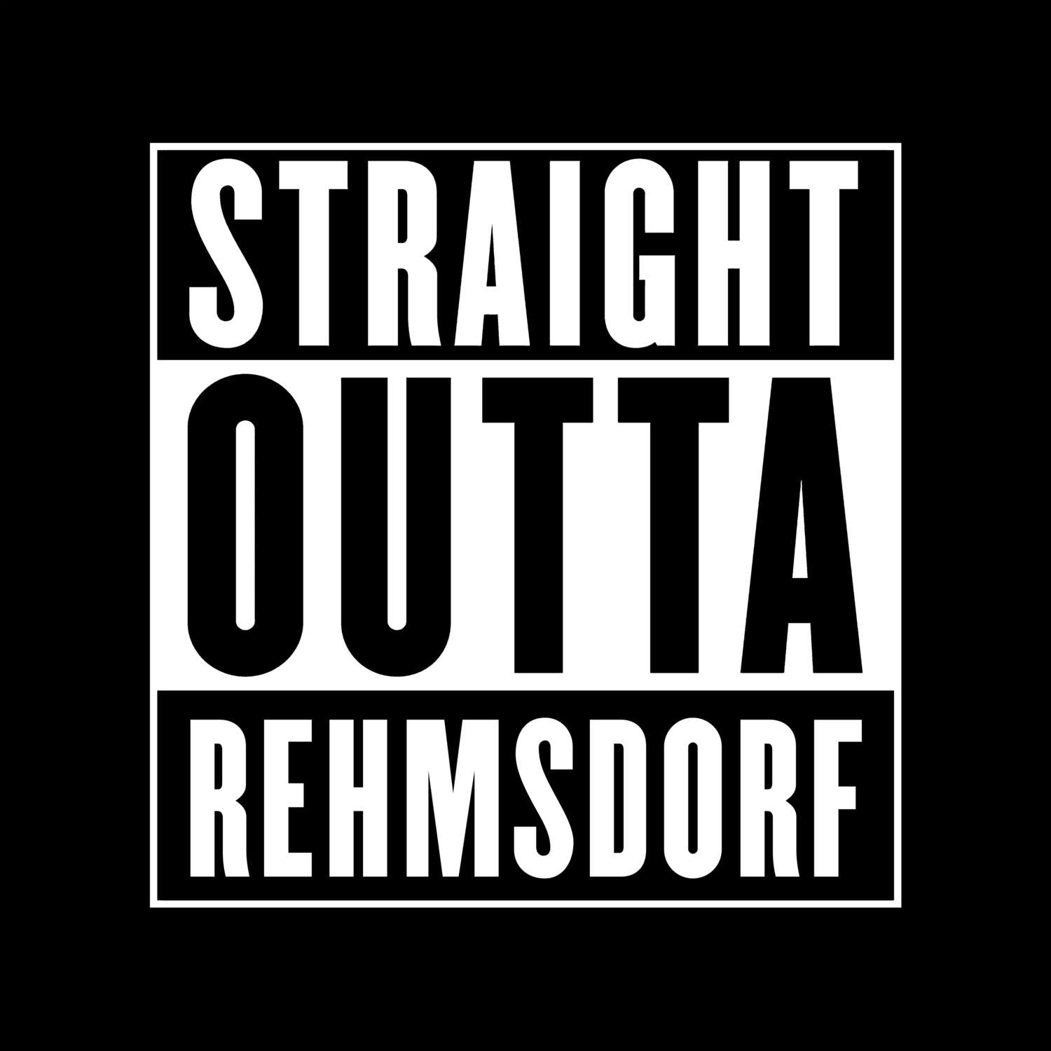 Rehmsdorf T-Shirt »Straight Outta«