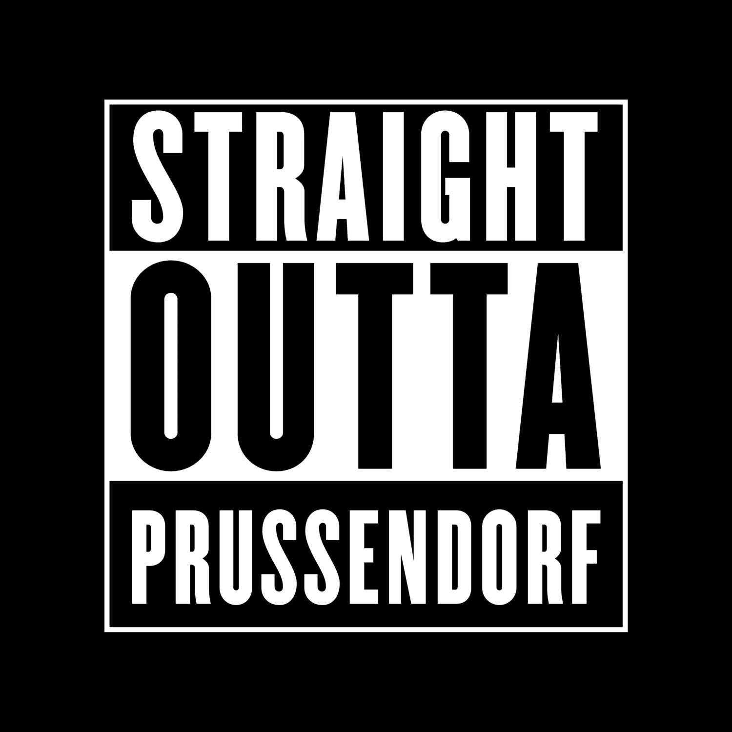 Prussendorf T-Shirt »Straight Outta«