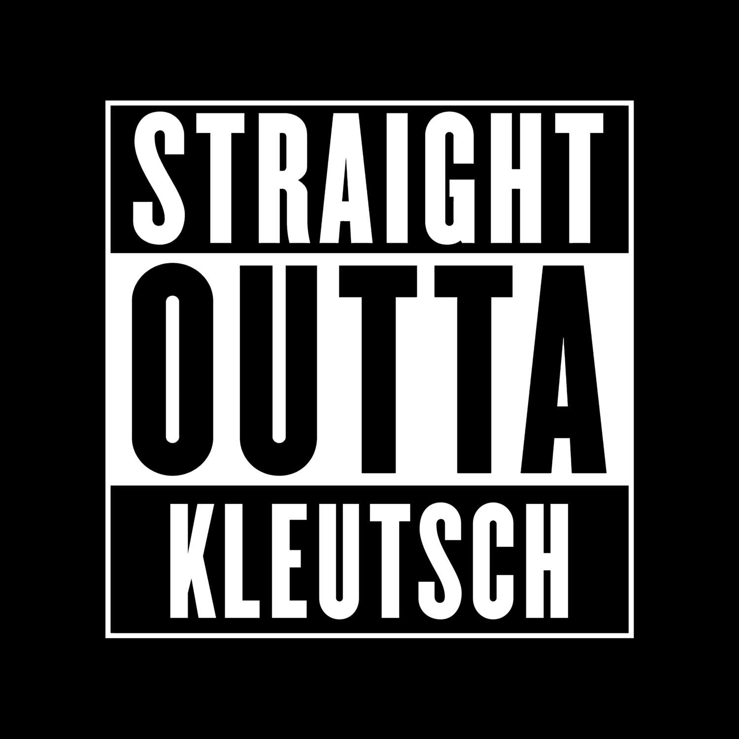 Kleutsch T-Shirt »Straight Outta«