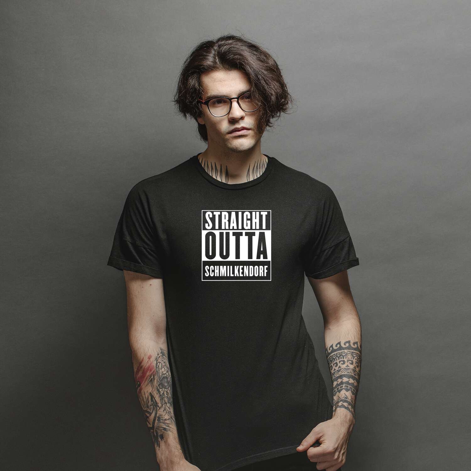 T-Shirt »Straight Outta« für den Ort »Schmilkendorf«