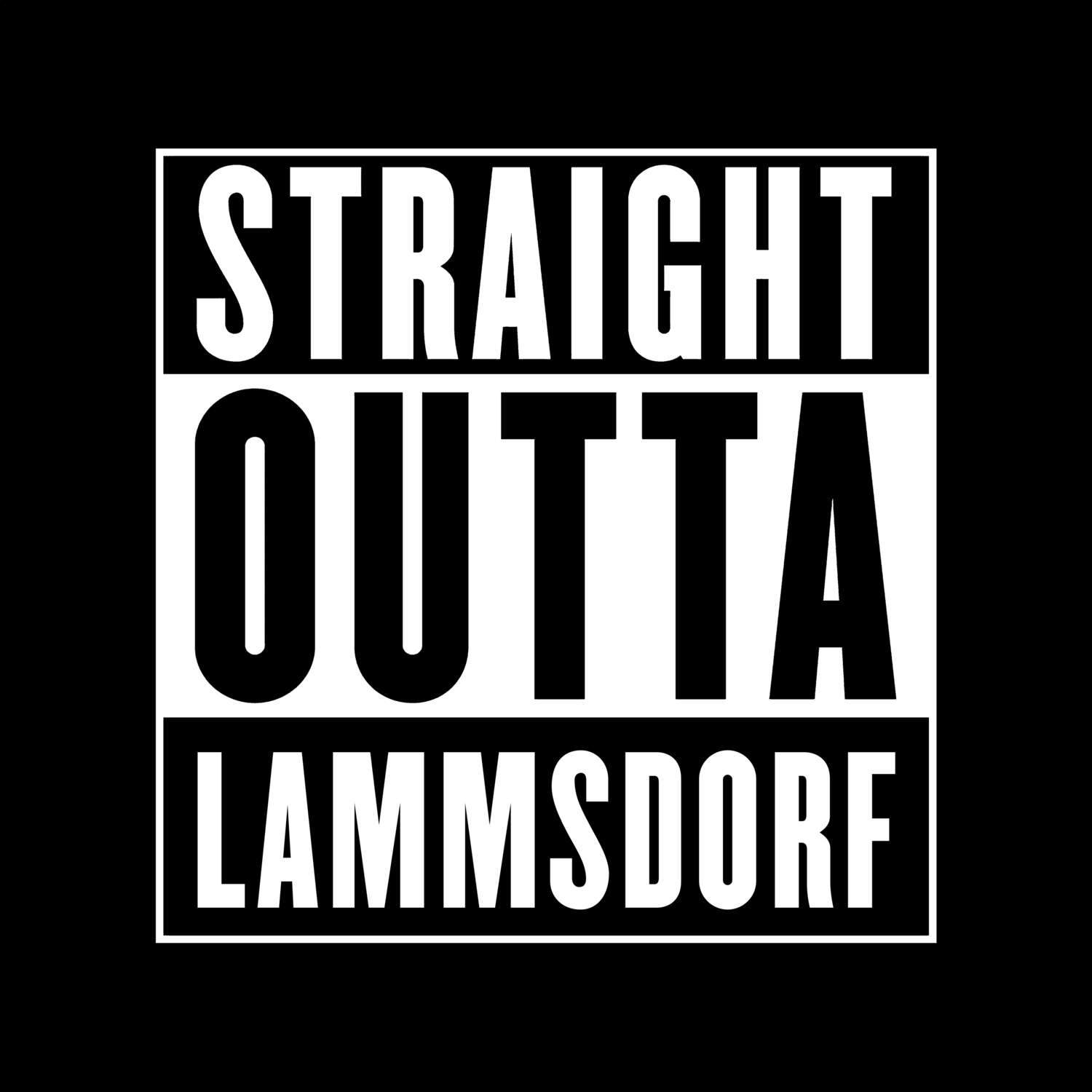 Lammsdorf T-Shirt »Straight Outta«