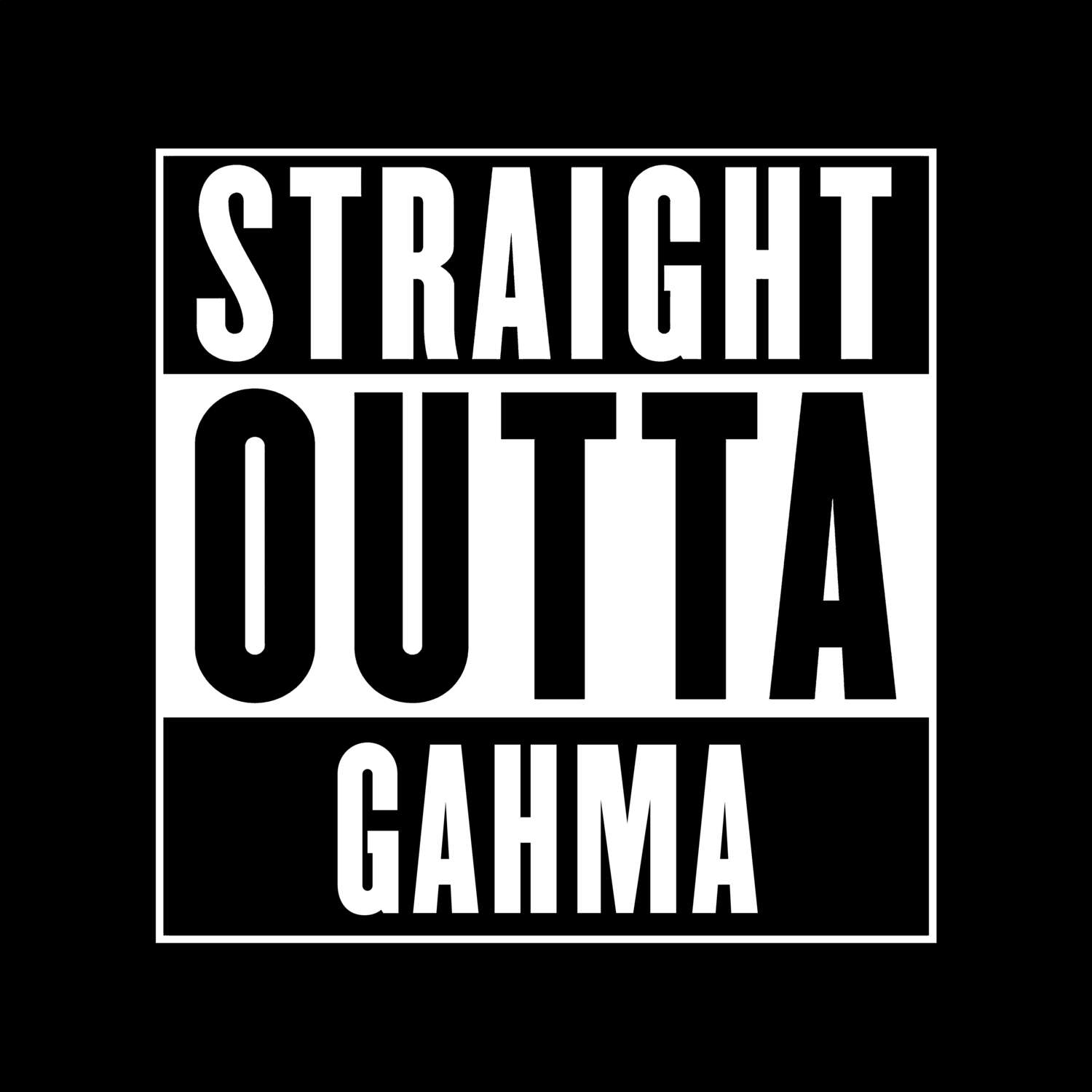 Gahma T-Shirt »Straight Outta«