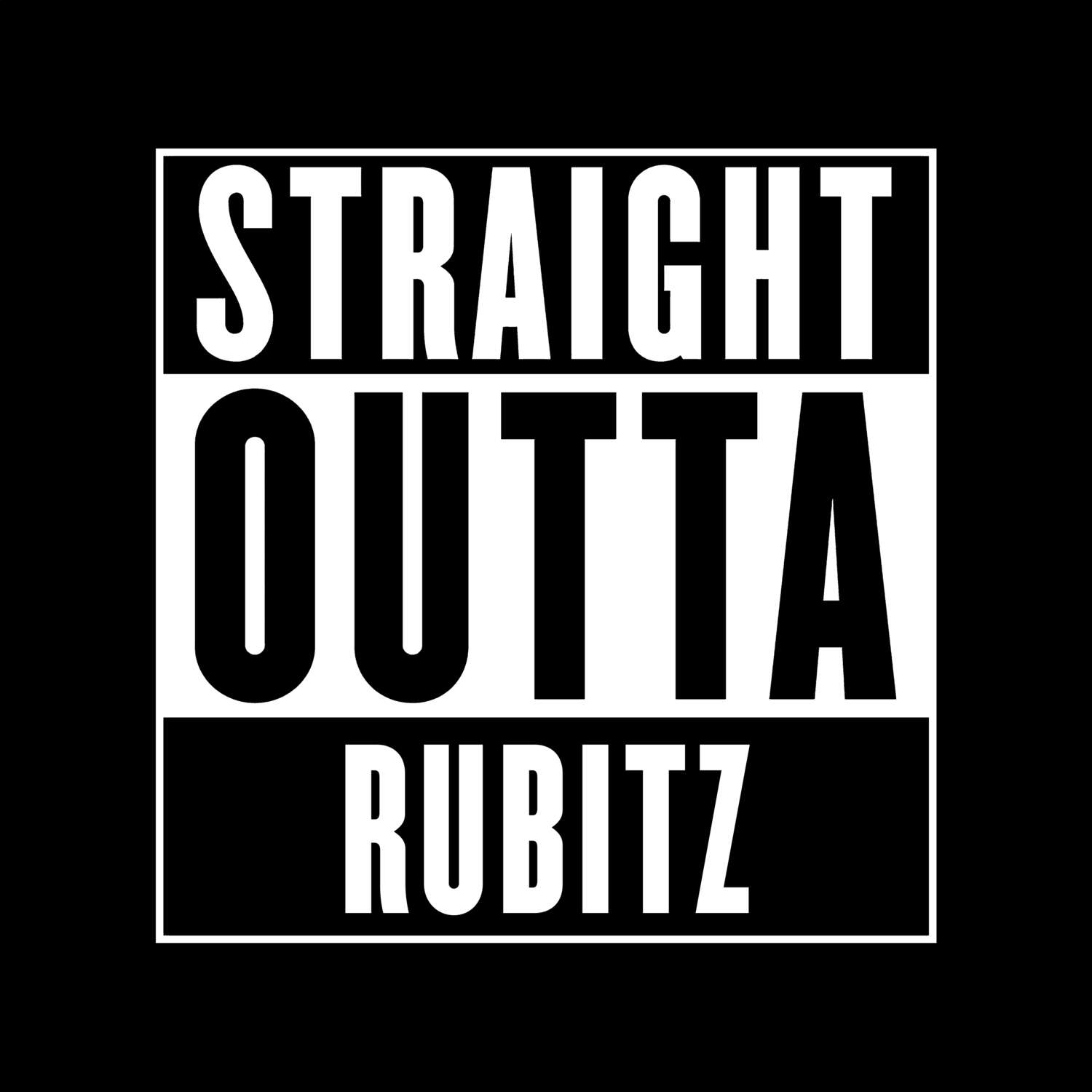 Rubitz T-Shirt »Straight Outta«