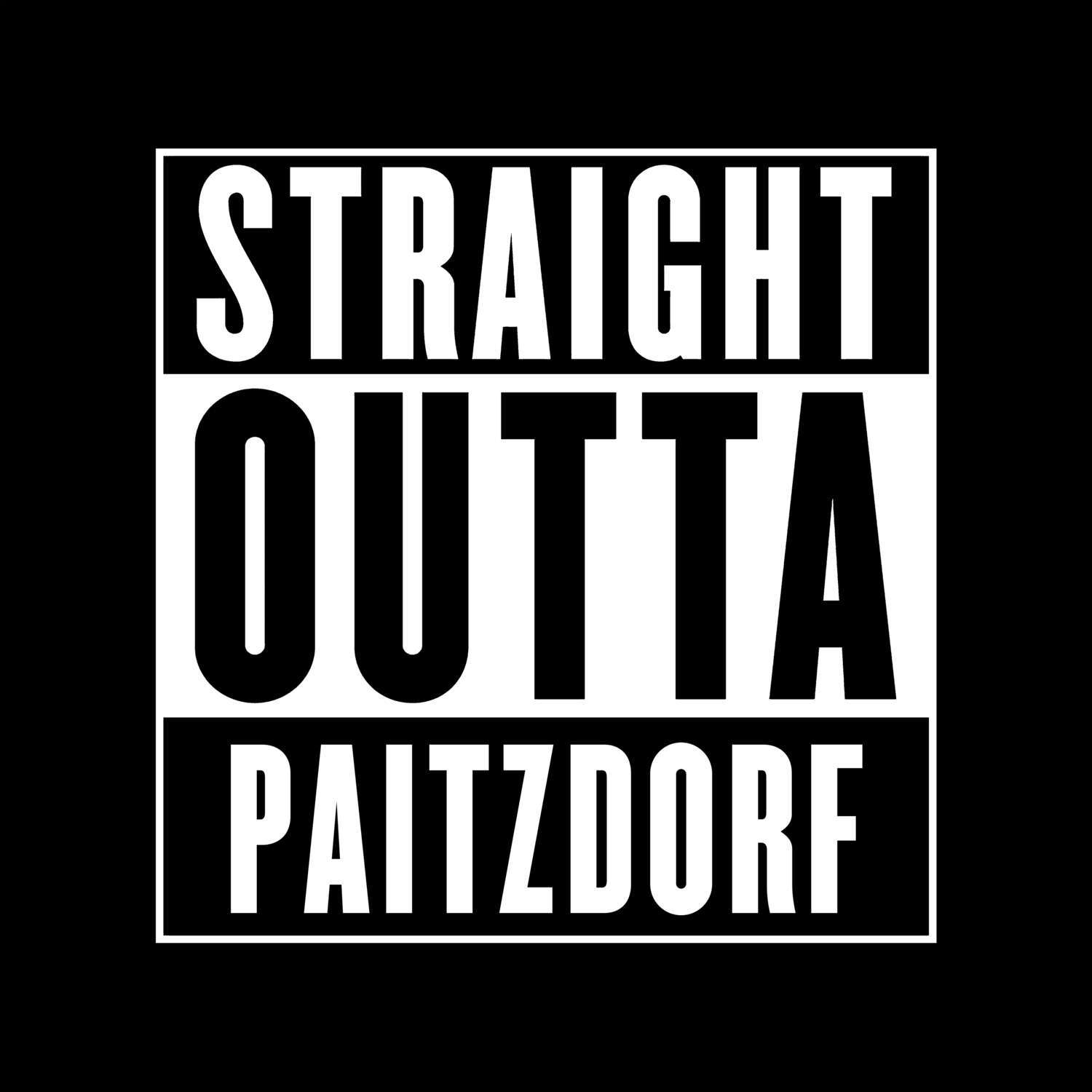 Paitzdorf T-Shirt »Straight Outta«