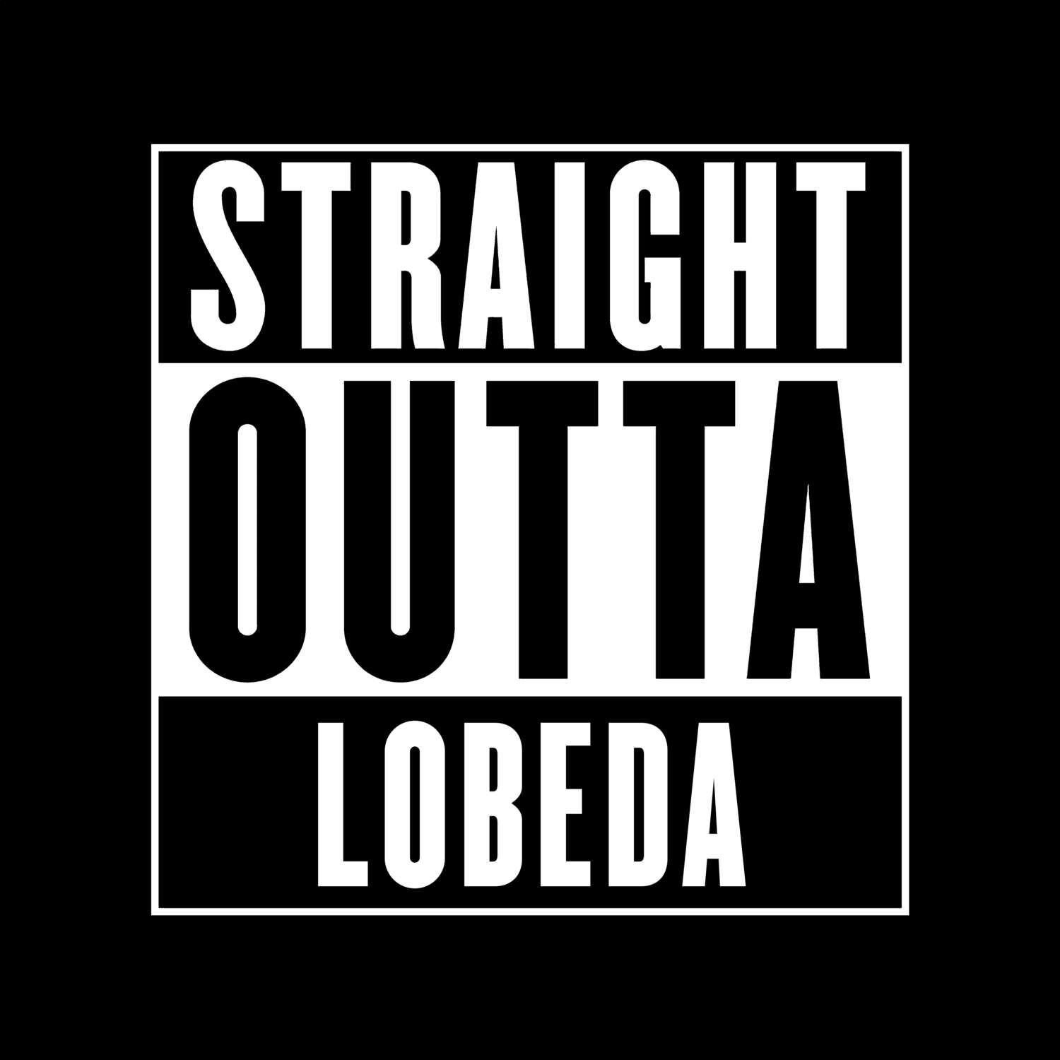 Lobeda T-Shirt »Straight Outta«