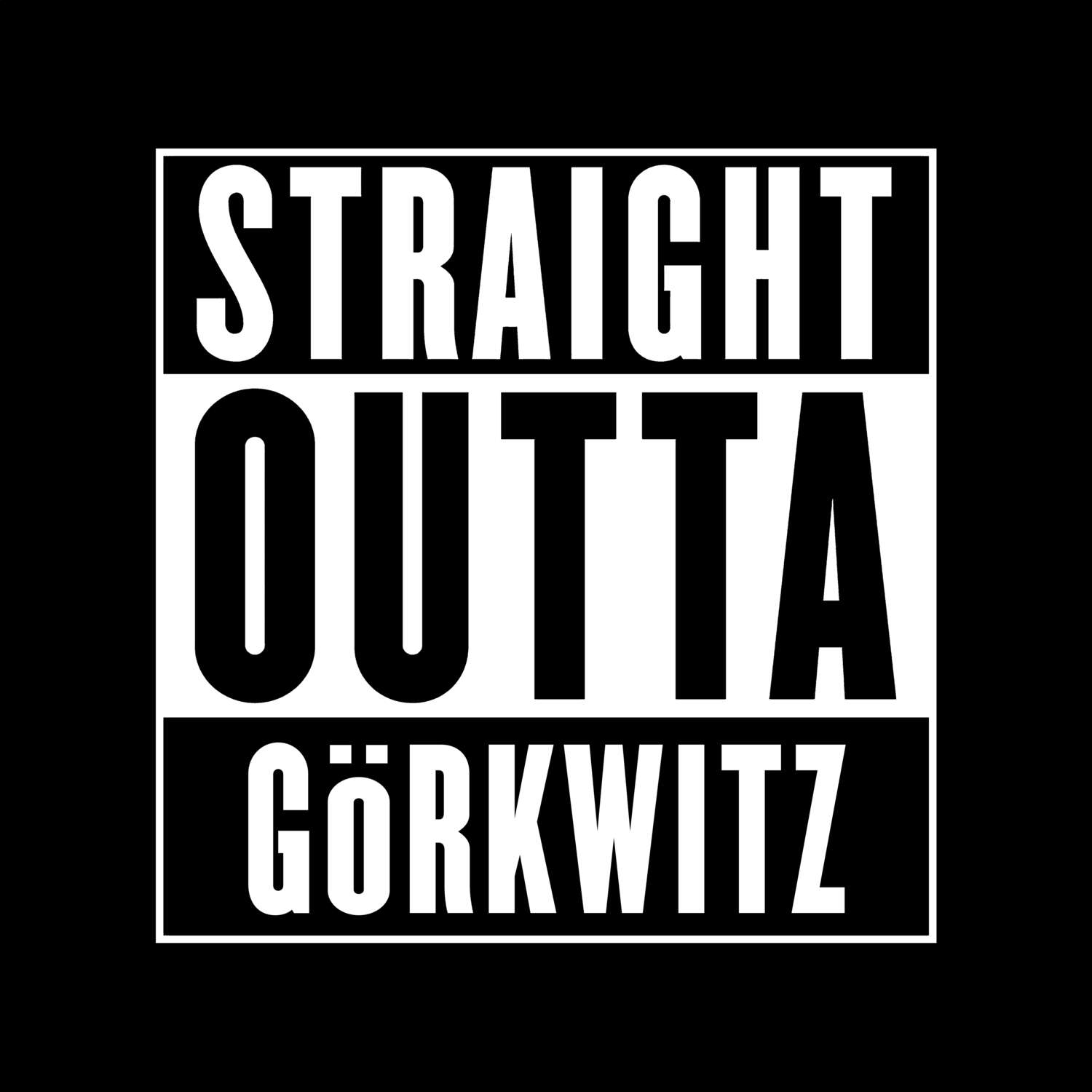 Görkwitz T-Shirt »Straight Outta«
