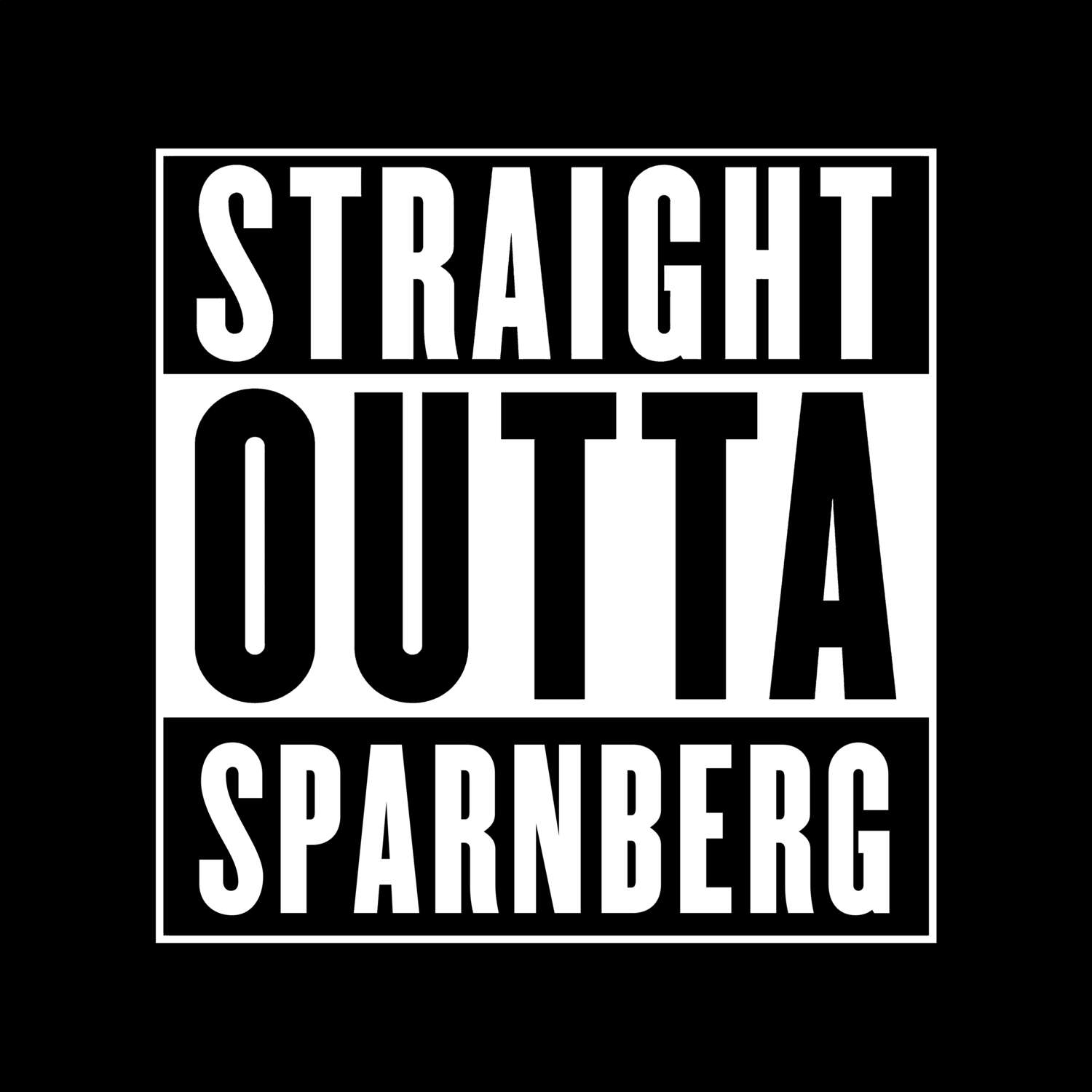Sparnberg T-Shirt »Straight Outta«
